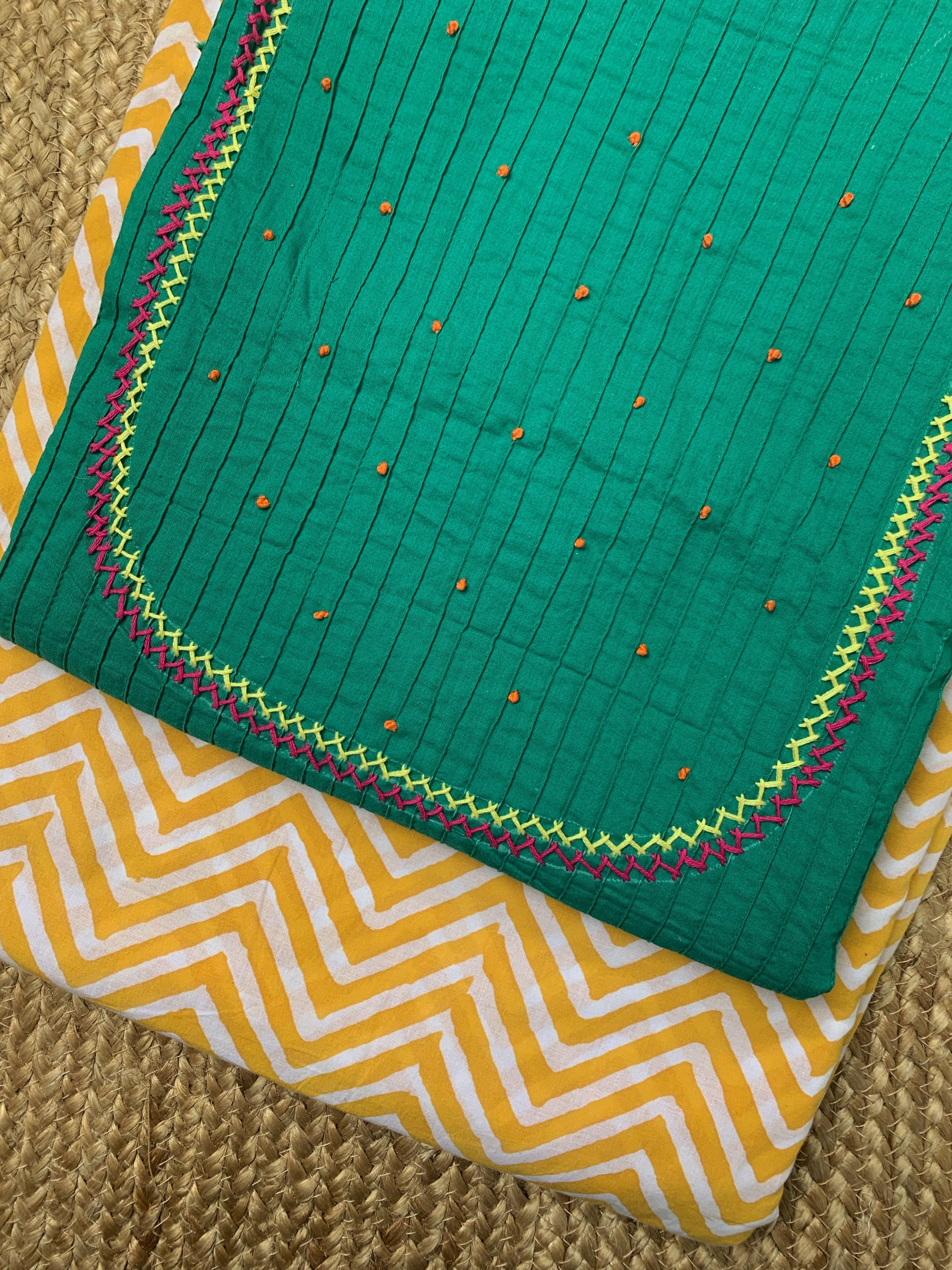 Handcrafted Kurta Bottom set