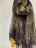 Handblock Ajrakh Kota Dupatta