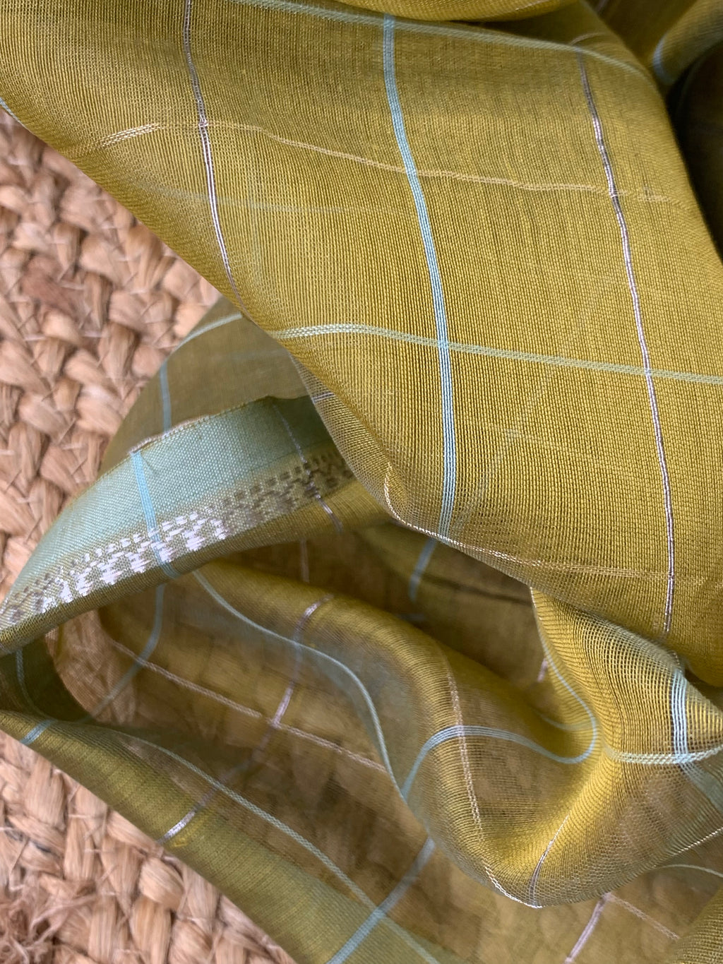 Handwoven Maheshwari Kurta dupatta set