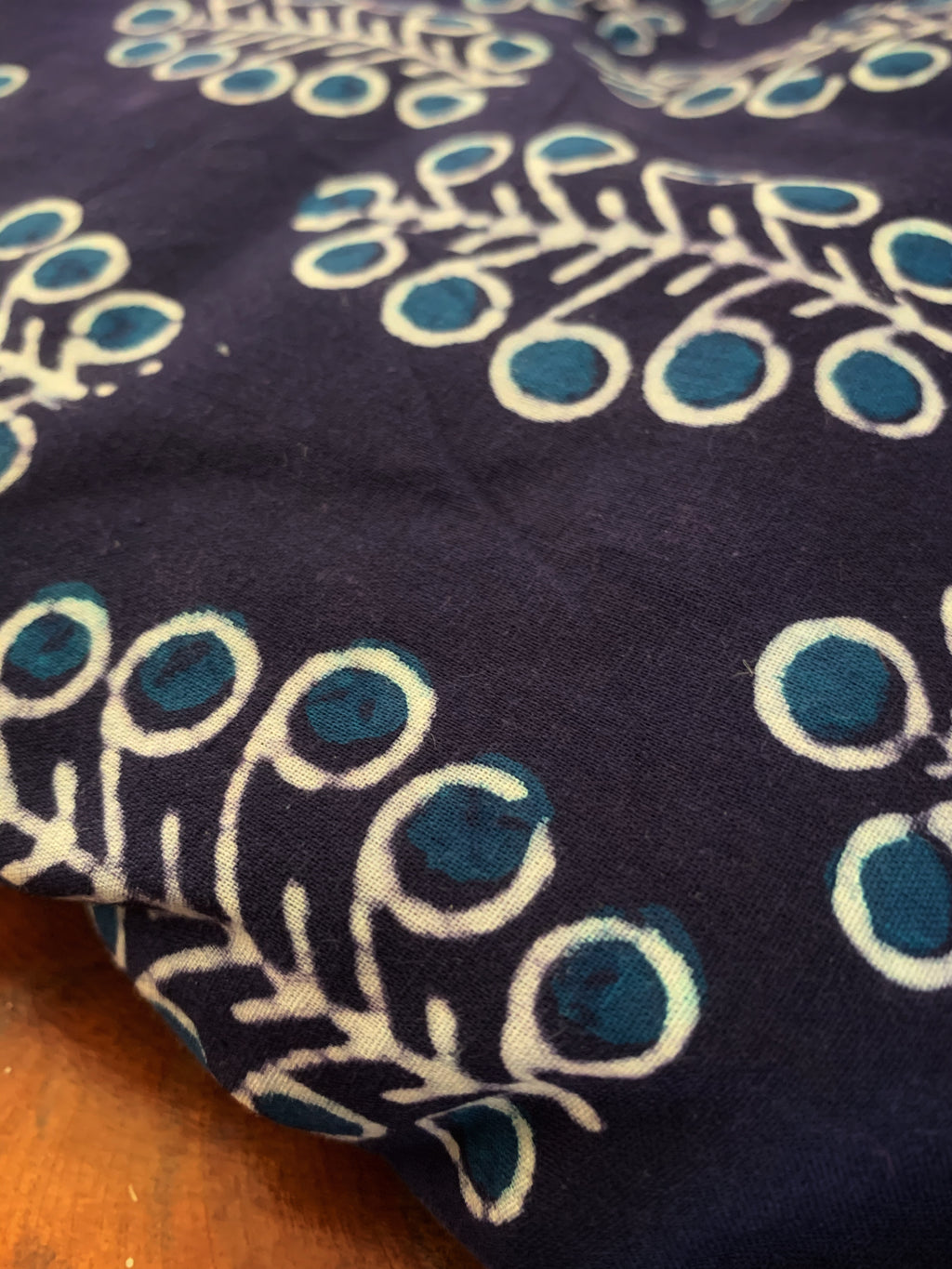 Hand Block Printed Cotton Kurta Bottom Set