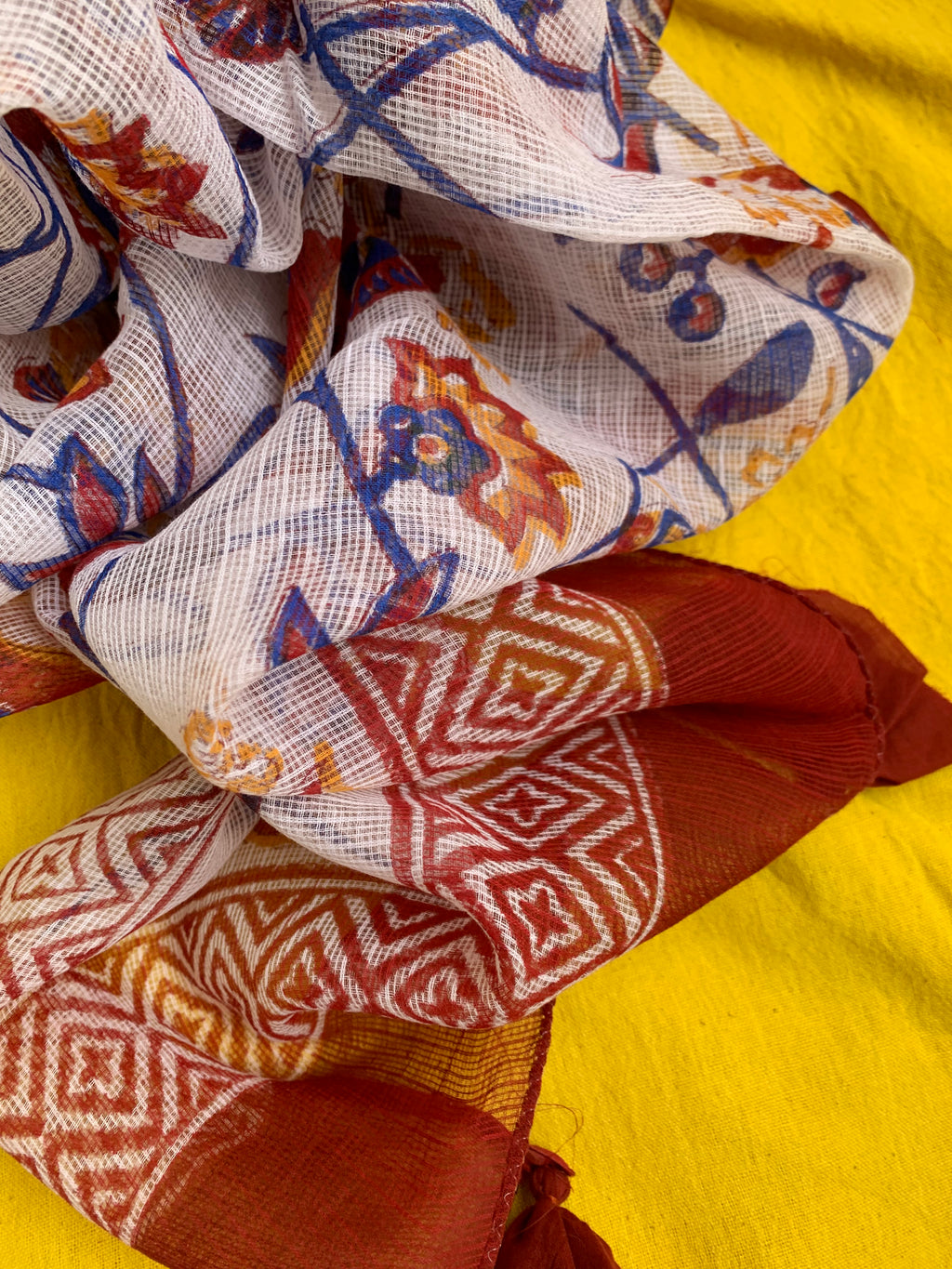 Handcrafted Cotton Kota Dupatta Suit
