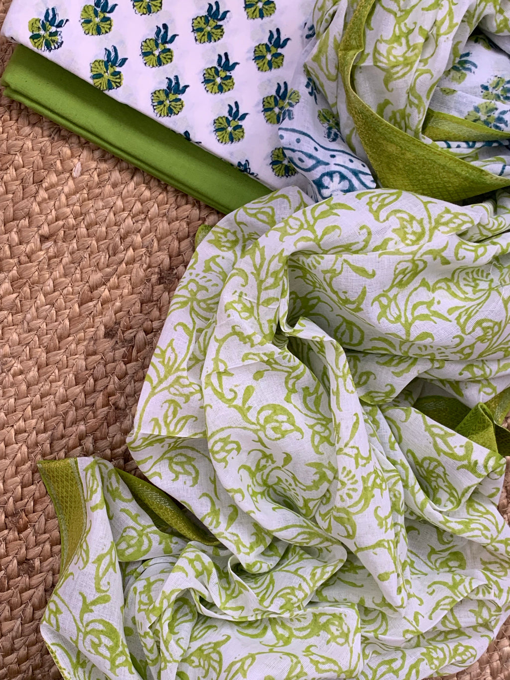 Handblock Cotton Suit