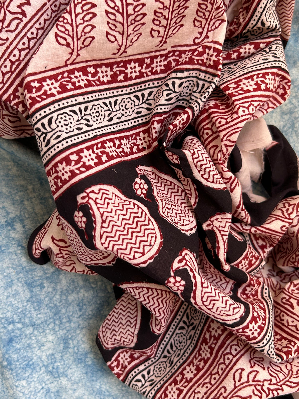 Natural Dyed Bagh Block Print Cotton Suit