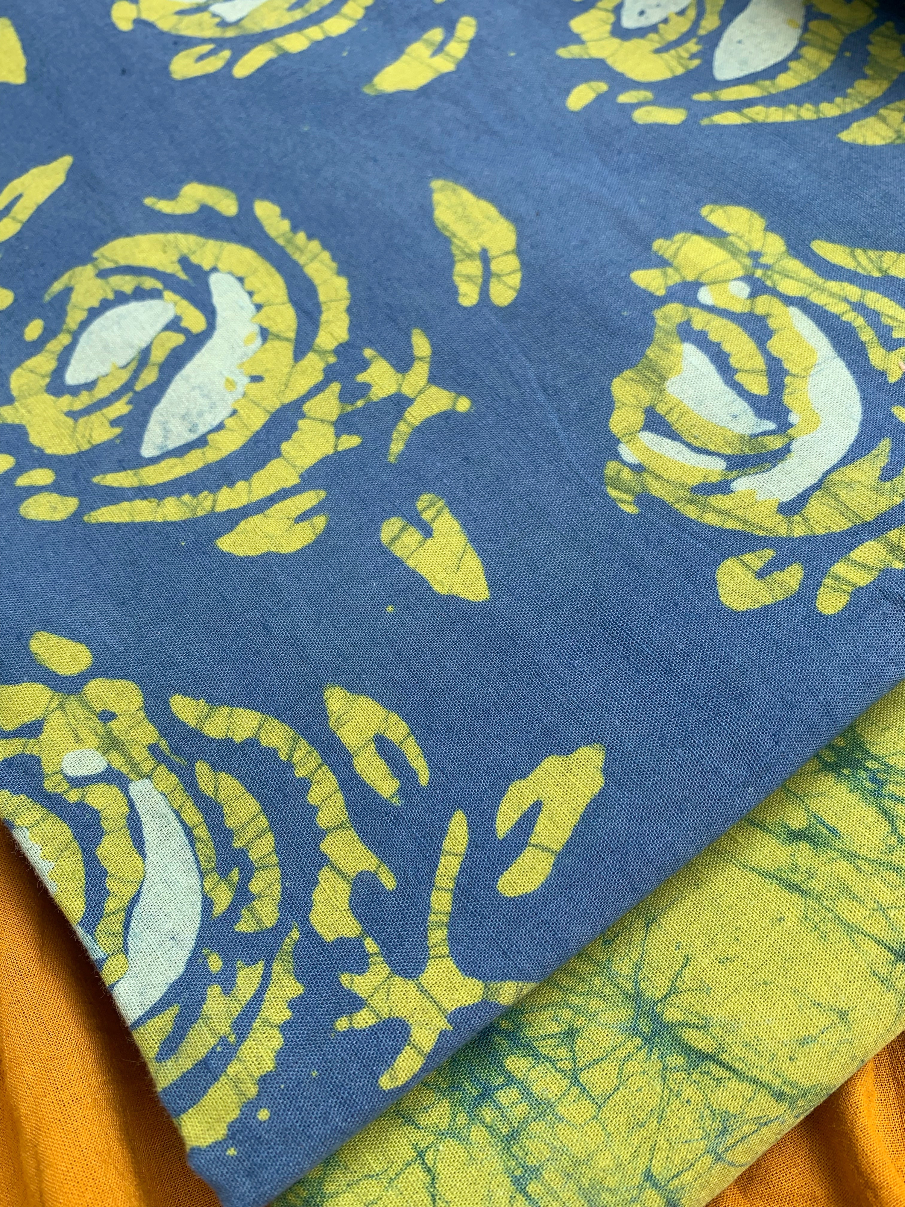 Handblock Batik Cotton Chanderi Suit