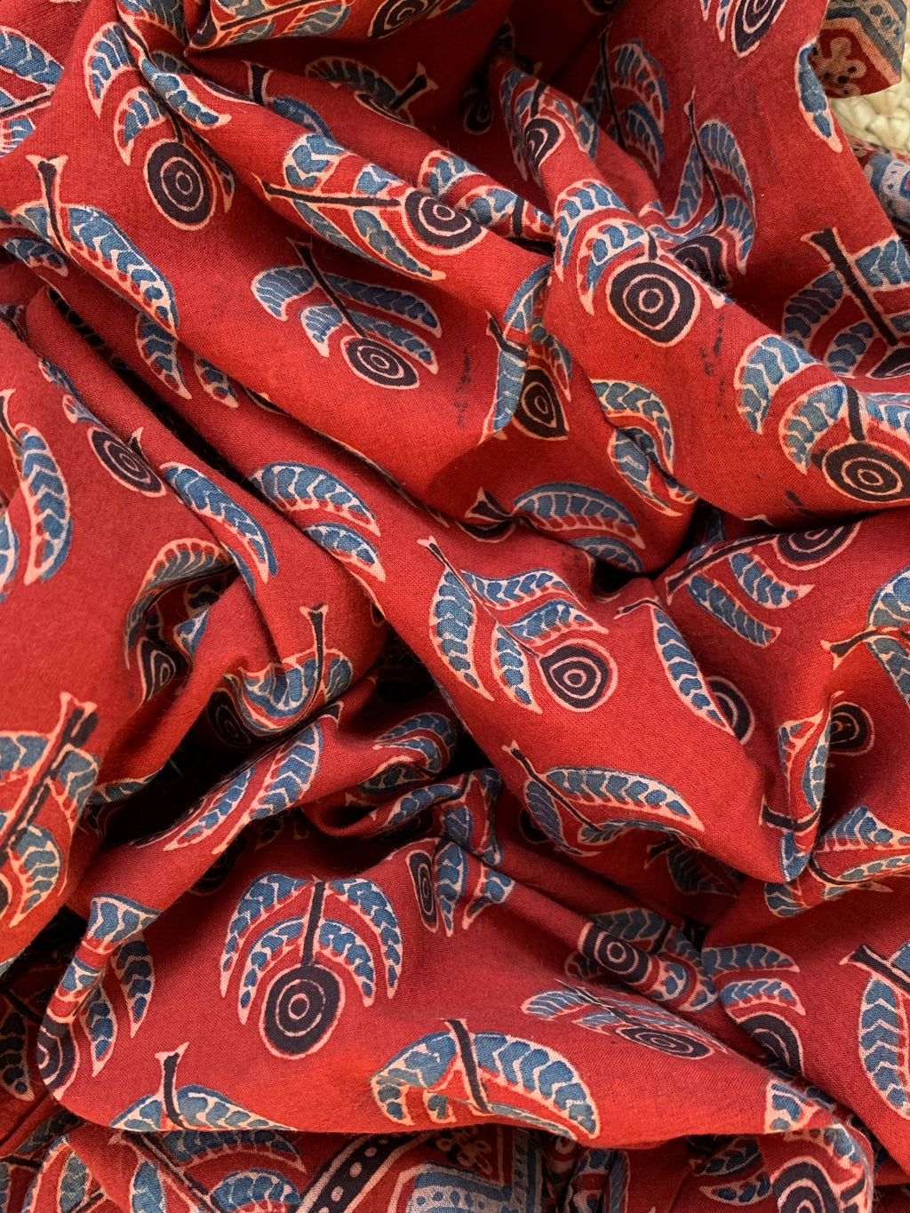 Handcrafted Bandhani Ajrakh Cotton Suit