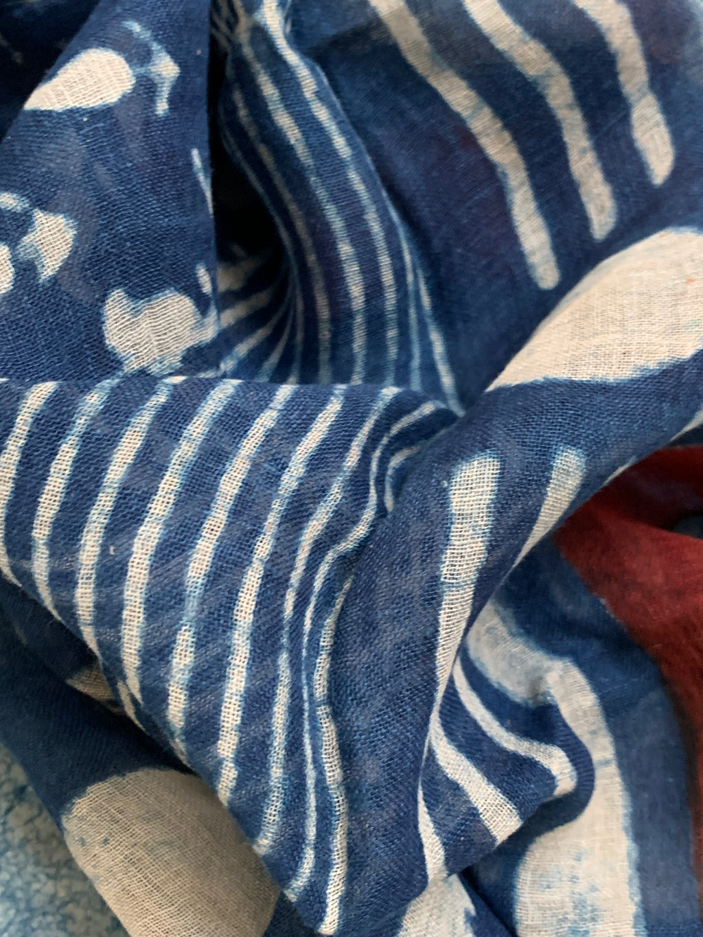 Handcrafted Linen Kurta Dupatta Set