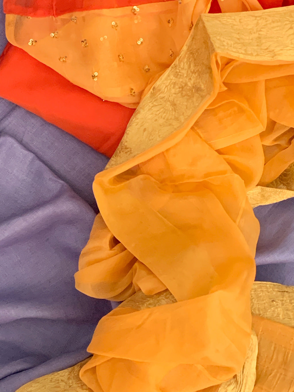 Cotton Silk Embroidered Suit