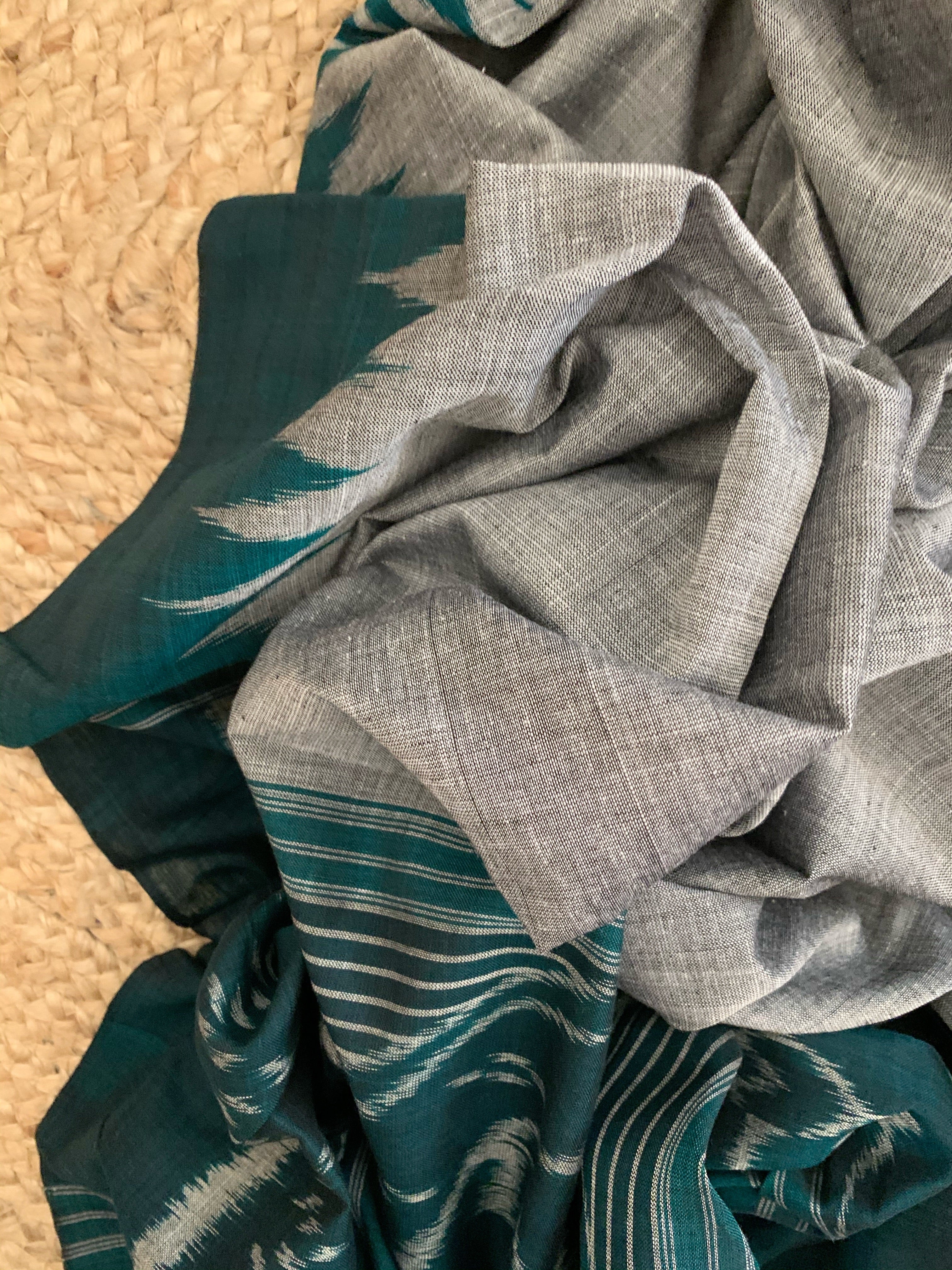 Handwoven Nuapatna Kurta Dupatta Set