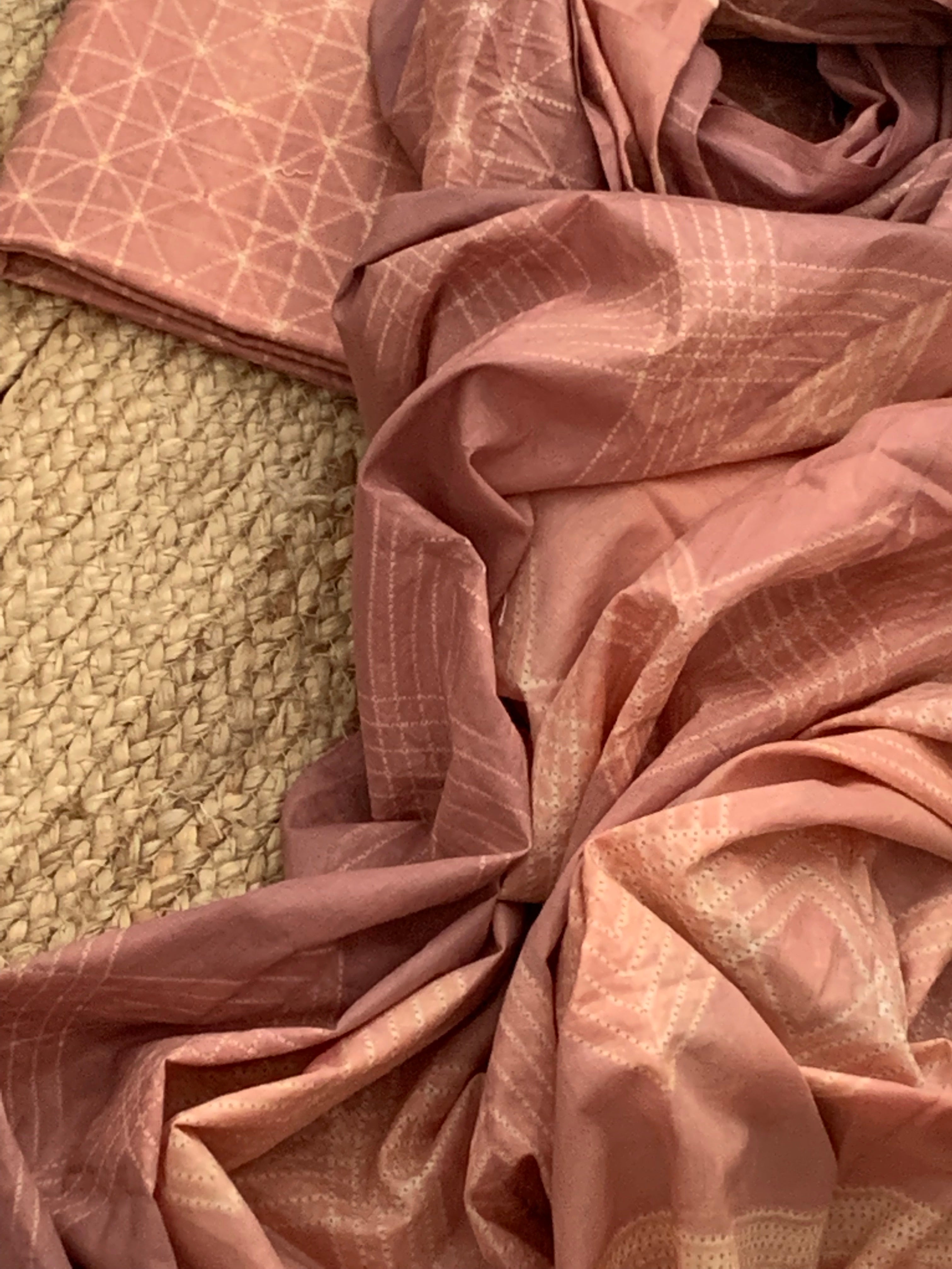 Handcrafted Shibori Kurta Dupatta Set