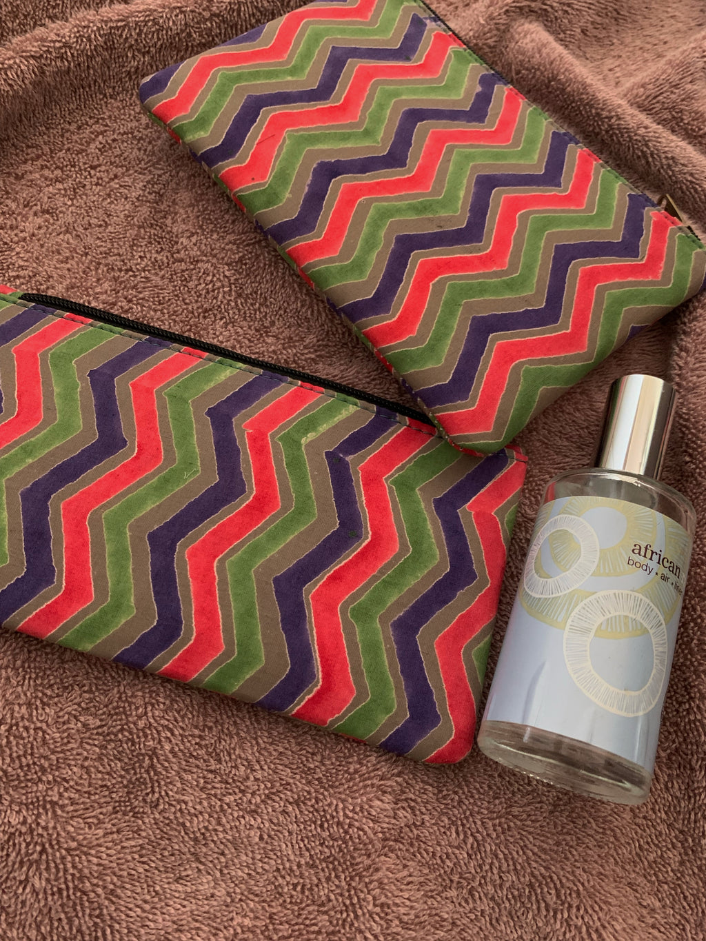 Handcrafted Cotton Pouch - Set of 3
