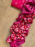 Handwoven Double Ikat Kurta Dupatta Set