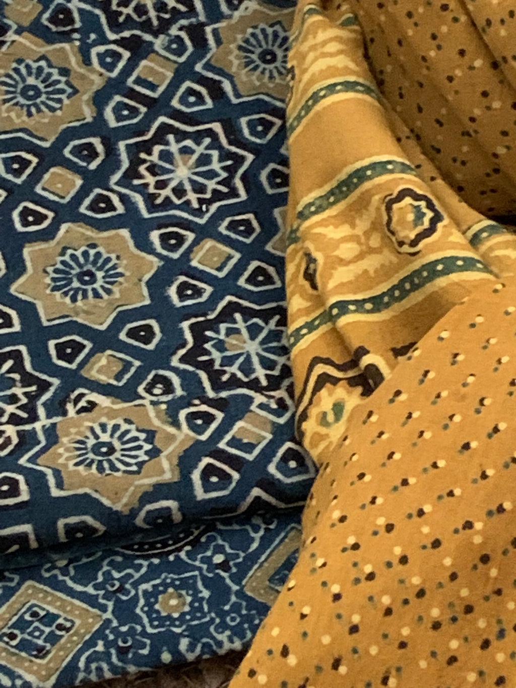 Handblock Ajrakh Suit