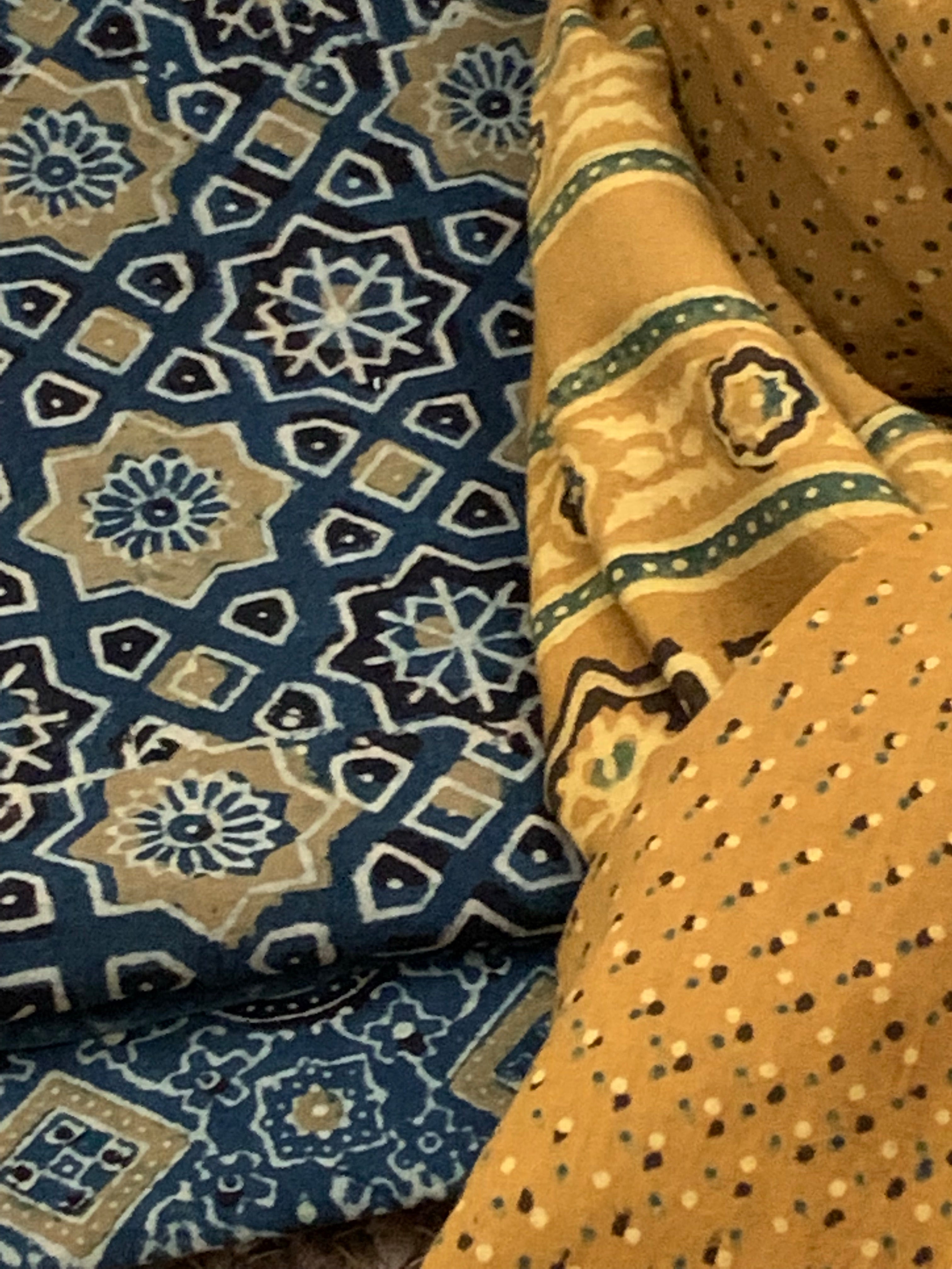 Handblock Ajrakh Suit