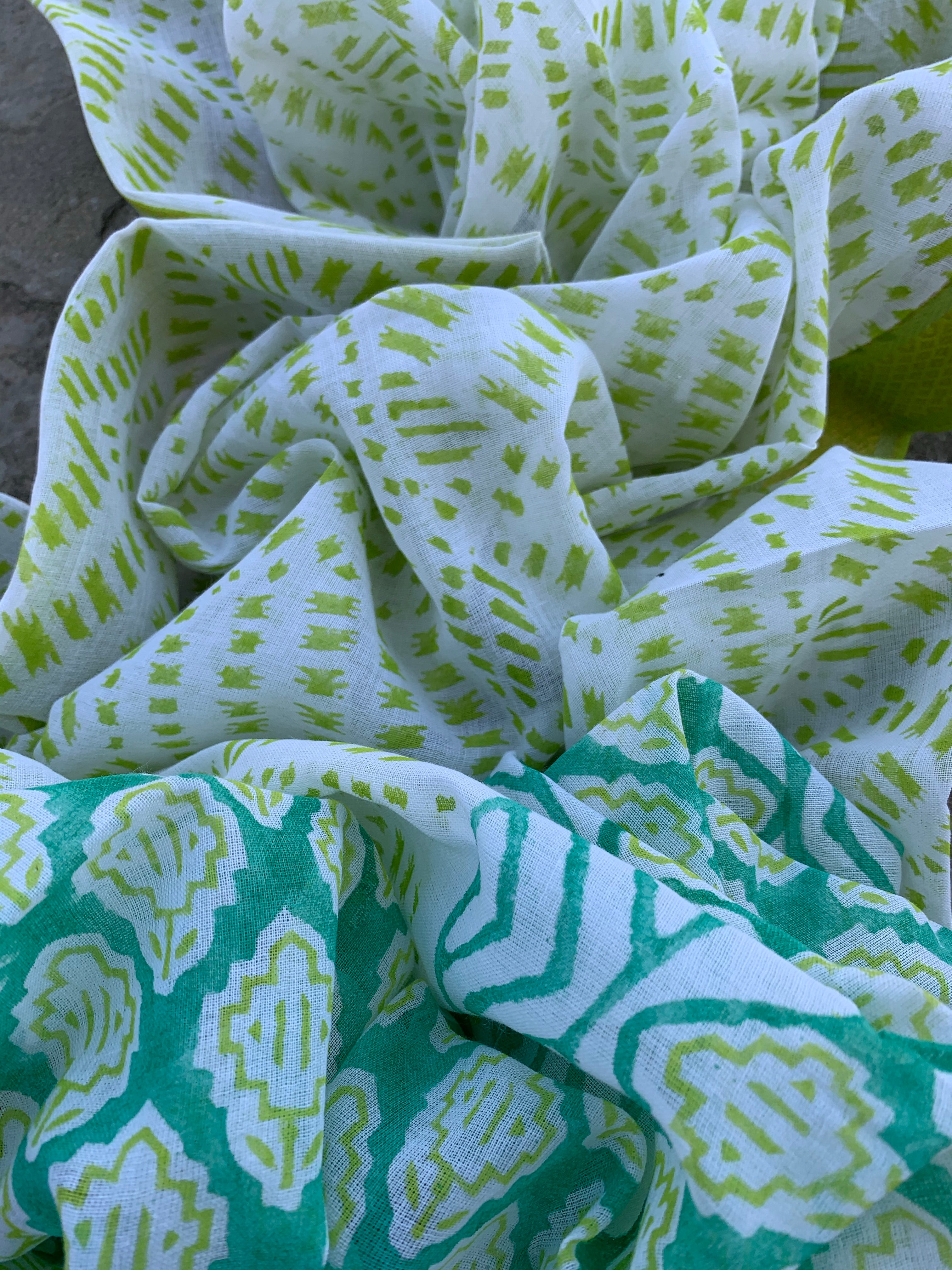 Handblock Cotton Suit