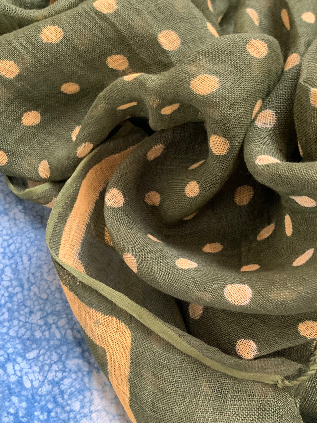 Handcrafted Linen Kurta Dupatta Set