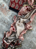 Handblock chanderi suit