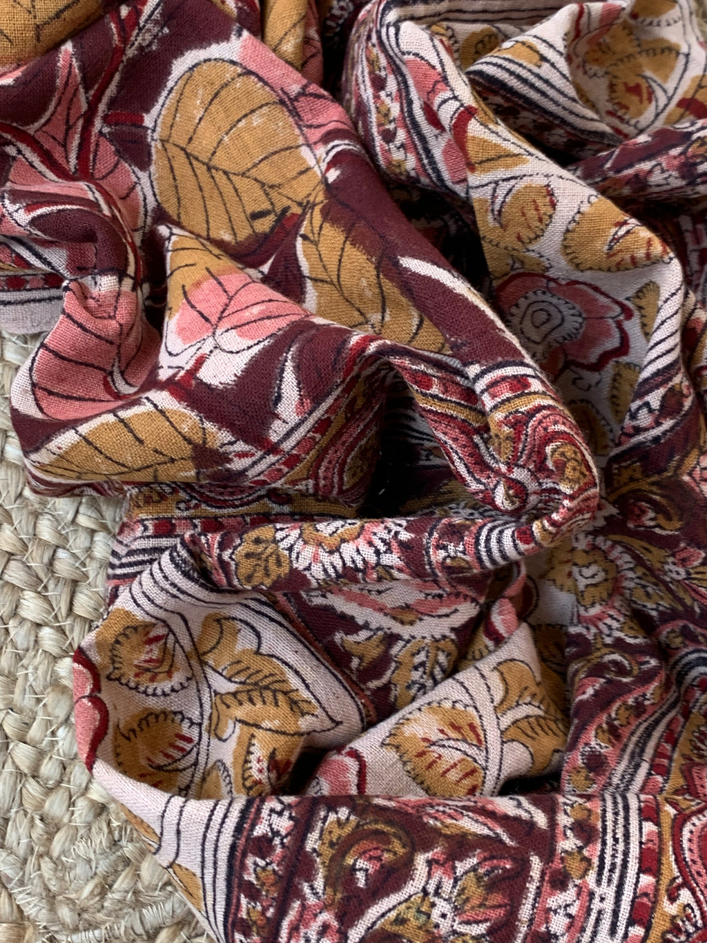 Handwoven Handcrafted Kalamkari Kurta Dupatta Set