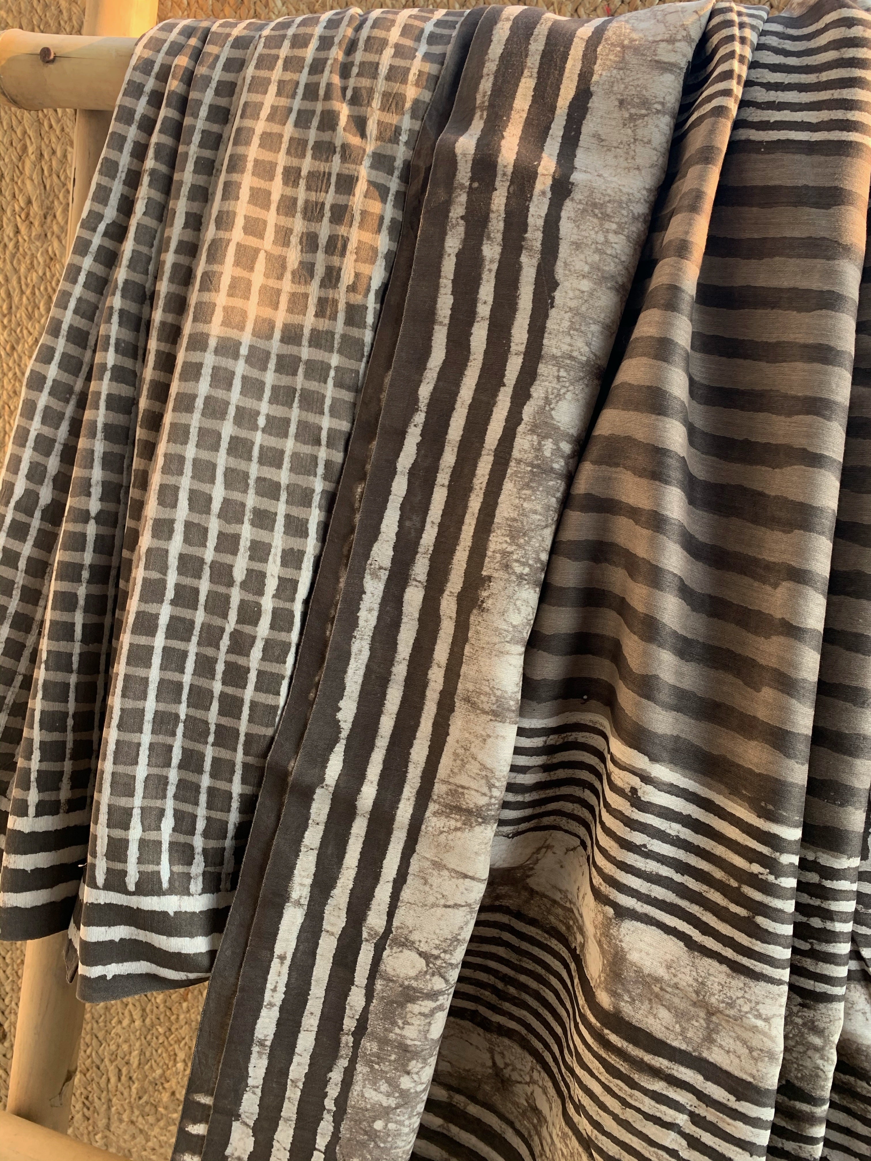 Handblock Printed Chanderi Saree
