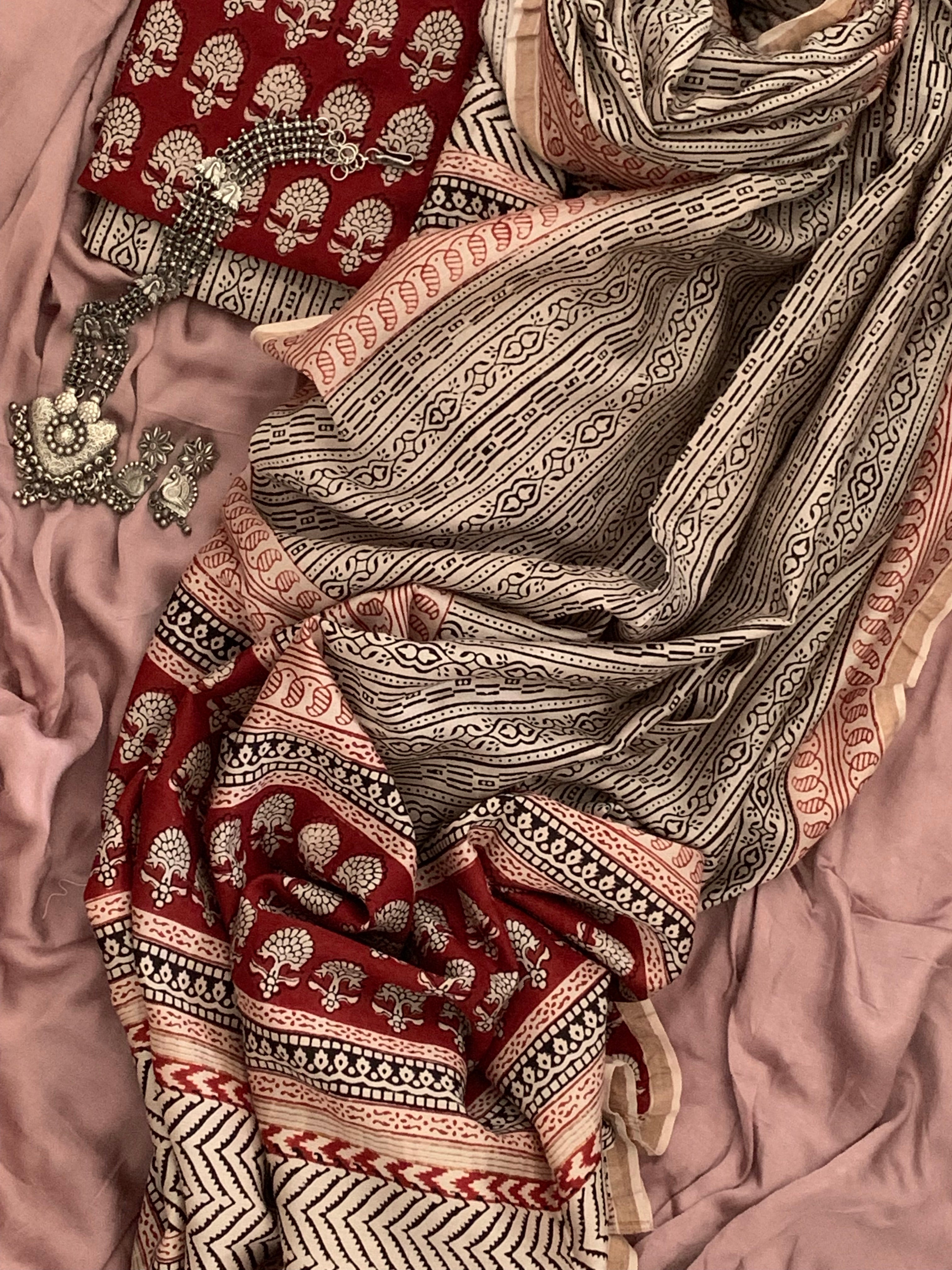 Chanderi Bagh Suit