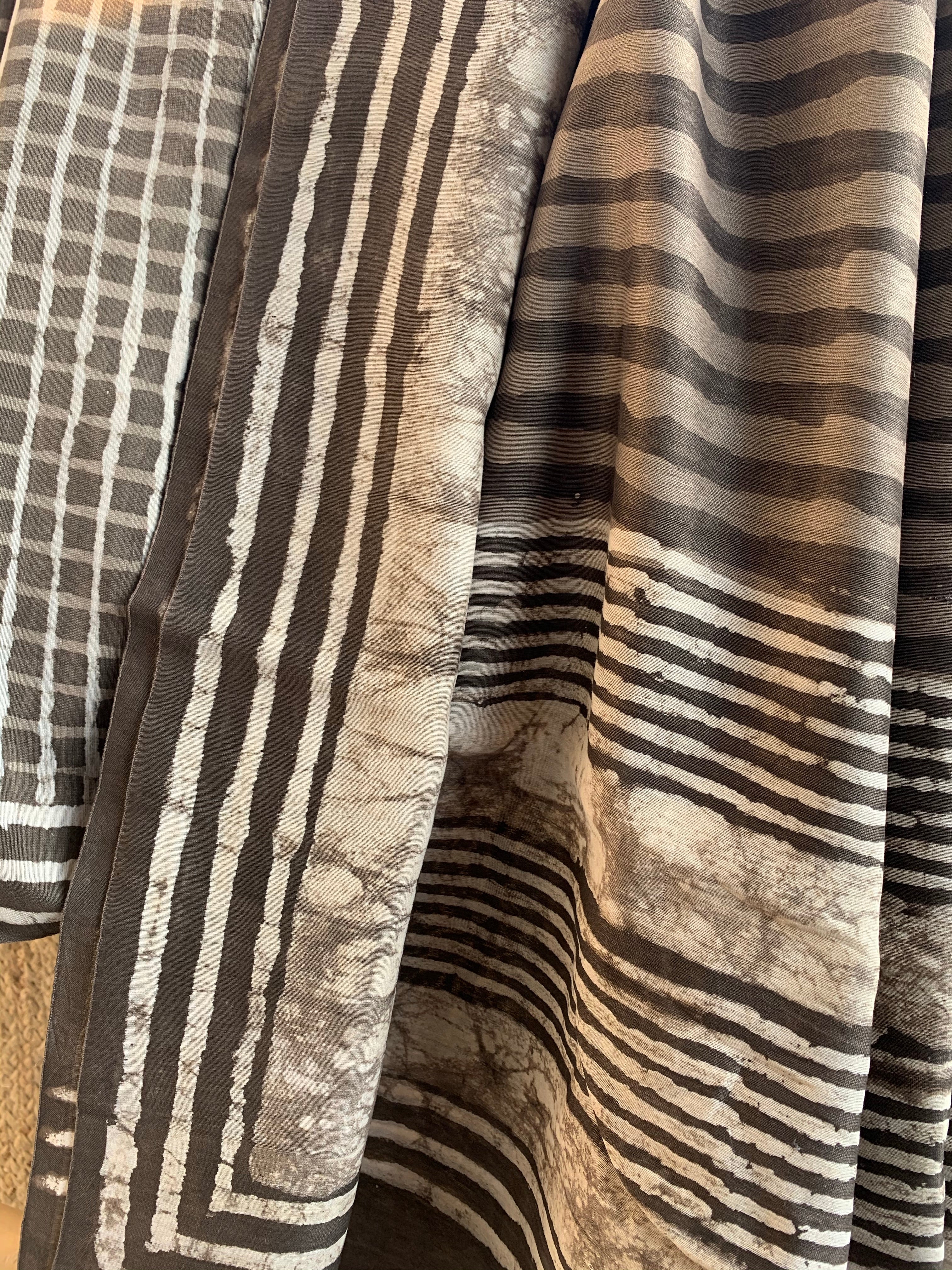 Handblock Printed Chanderi Saree
