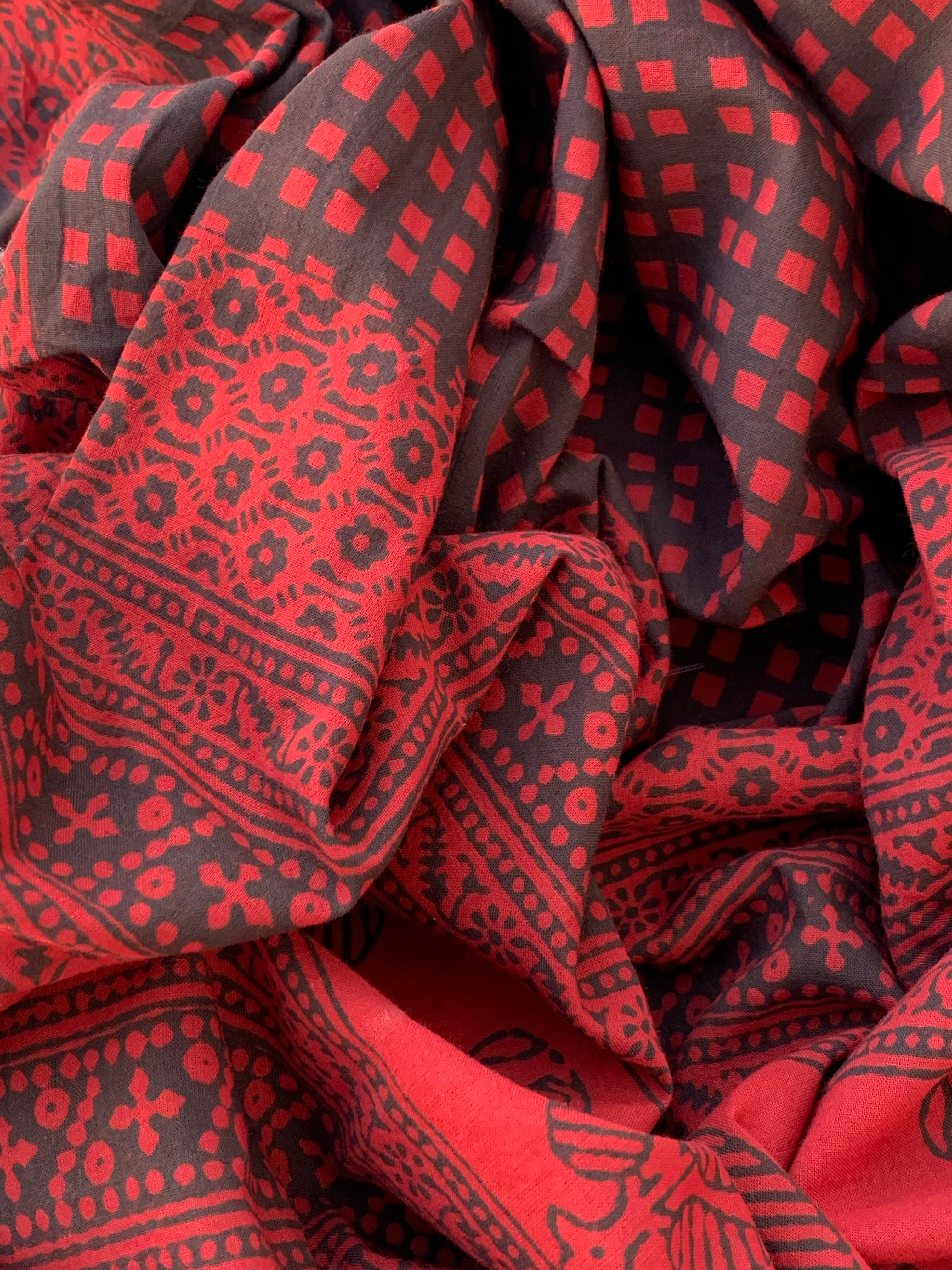 Natural Dyed Bagh Handblock Cotton Suit