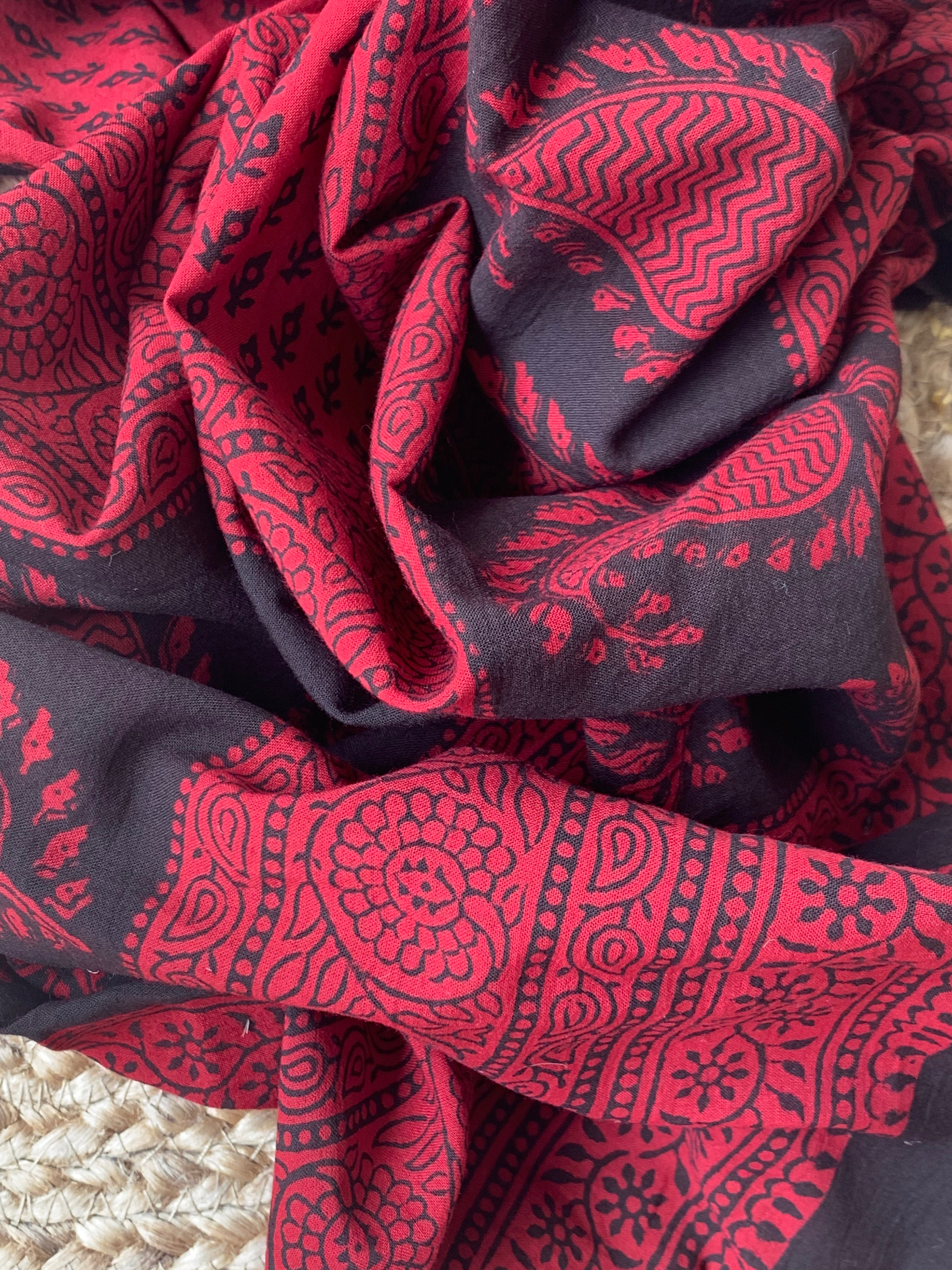 Natural Dyed Bagh Block Print Cotton Suit