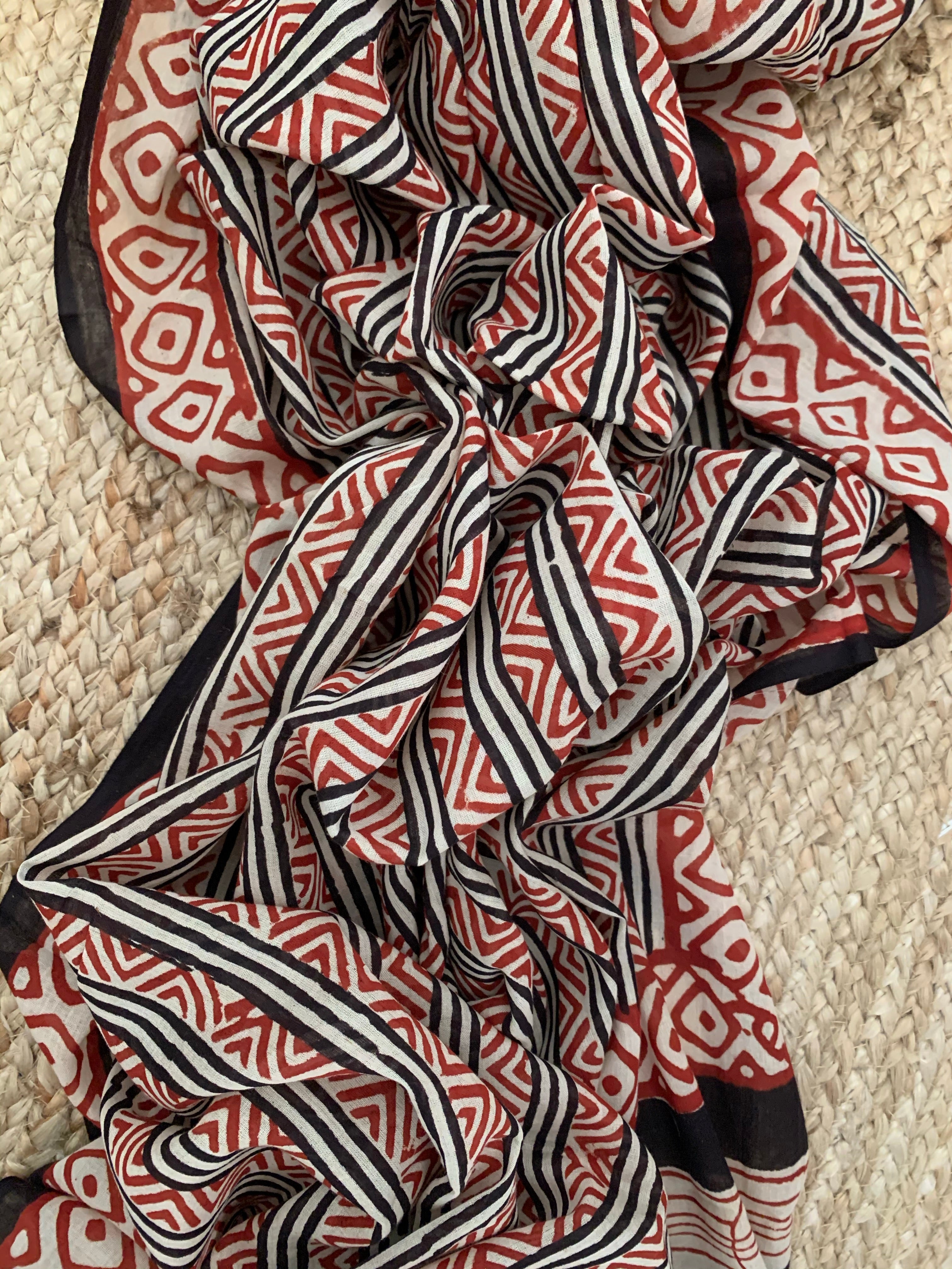 Handblock Cotton Suit