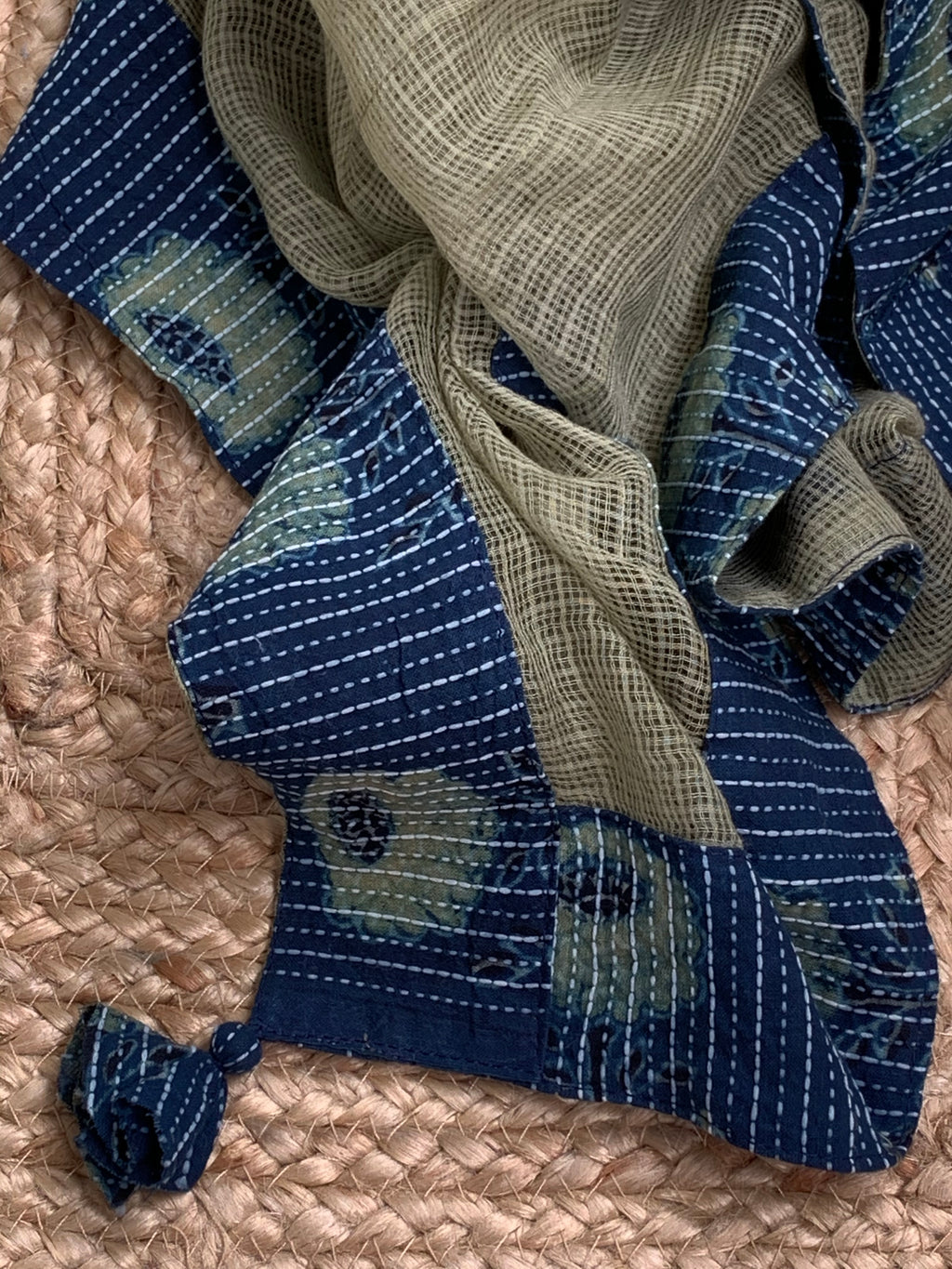 Prebook - Handblock Ajrakh Cotton Kota Suit