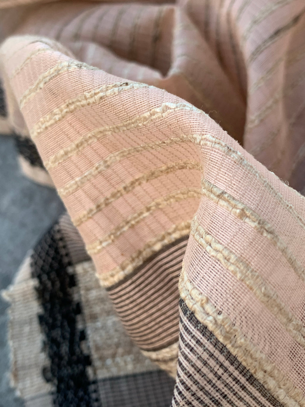 Handwoven Maheshwari Kurta dupatta set