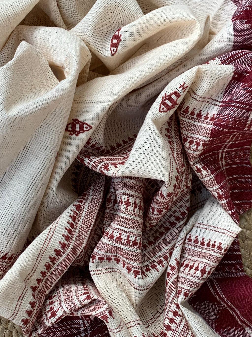 Handspun Handwoven Kotpad Kurta Dupatta Set