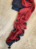 Handblock Ajrakh Cotton Kota Suit