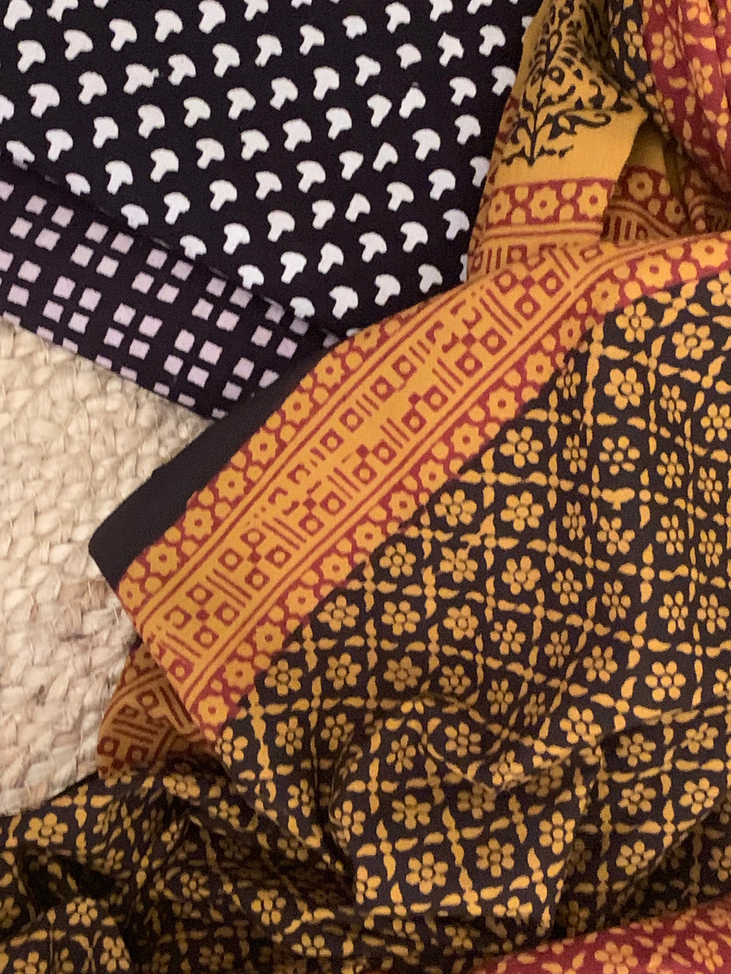 Natural Dyed Bagh Handblock Cotton Suit