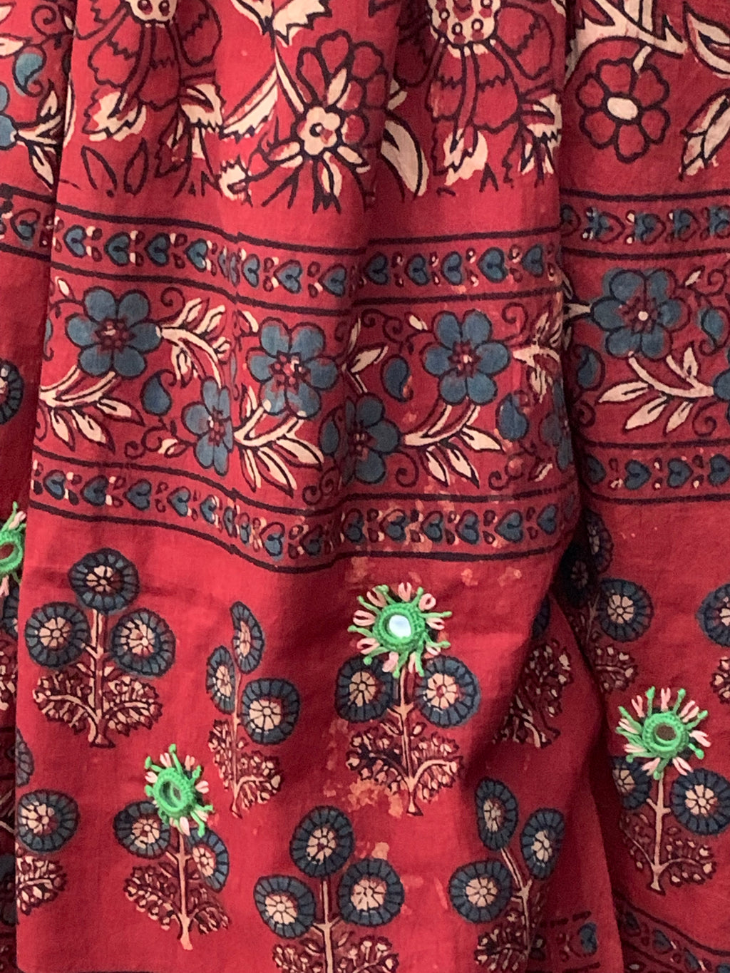 Handcrafted Ajrakh Kurta Dupatta set