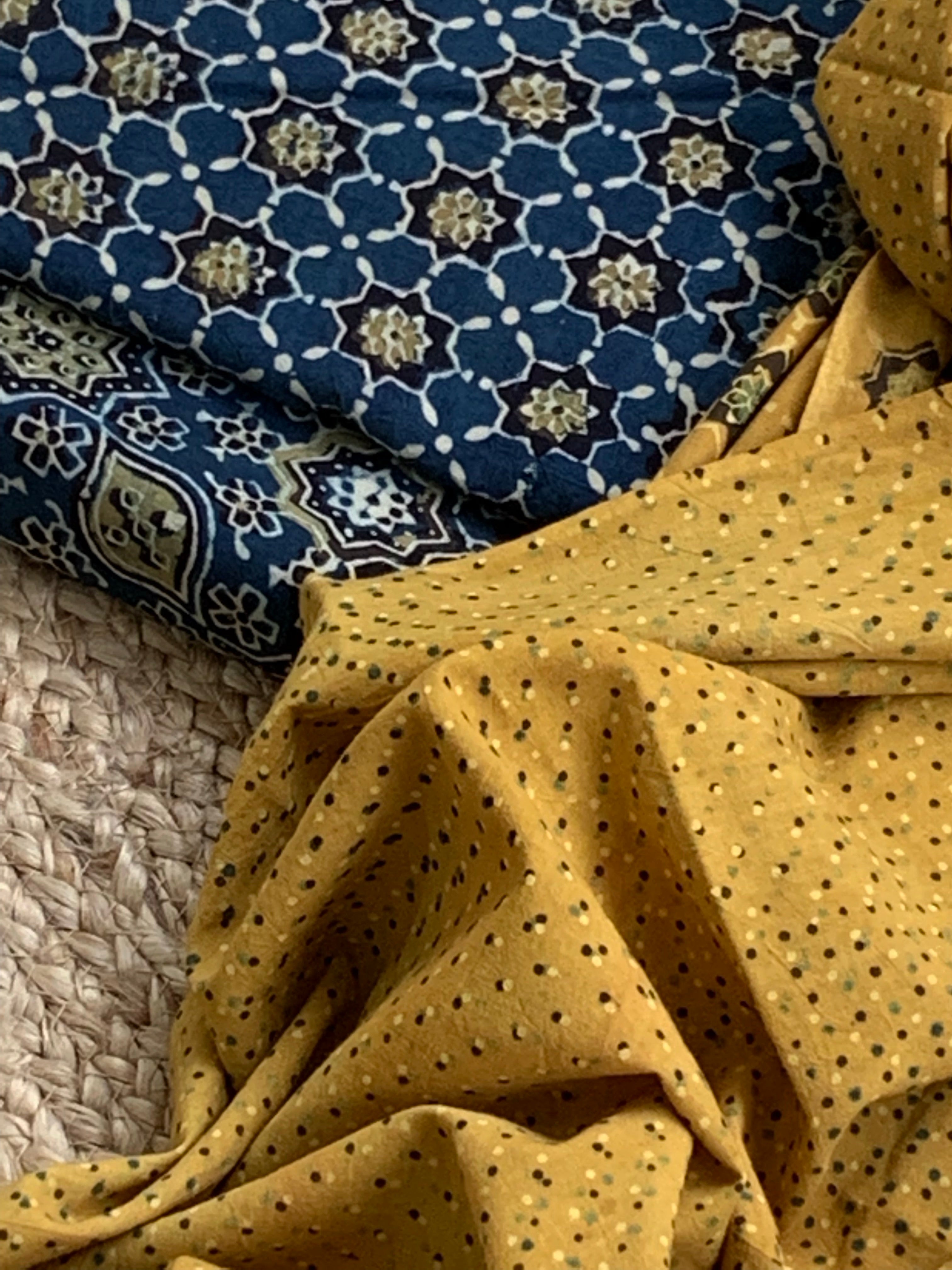 Handblock Ajrakh Suit