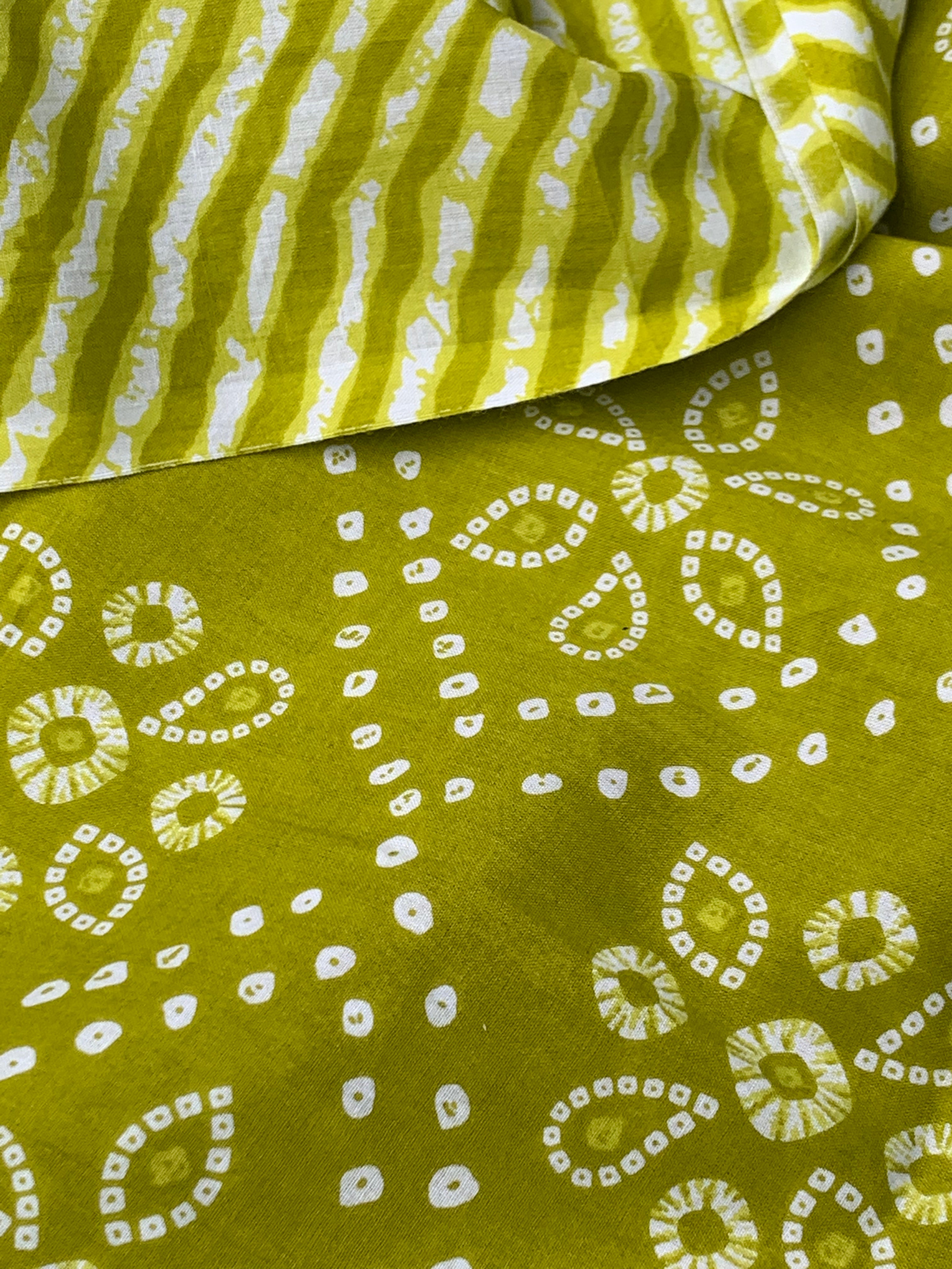 Handcrafted cotton chiffon suit