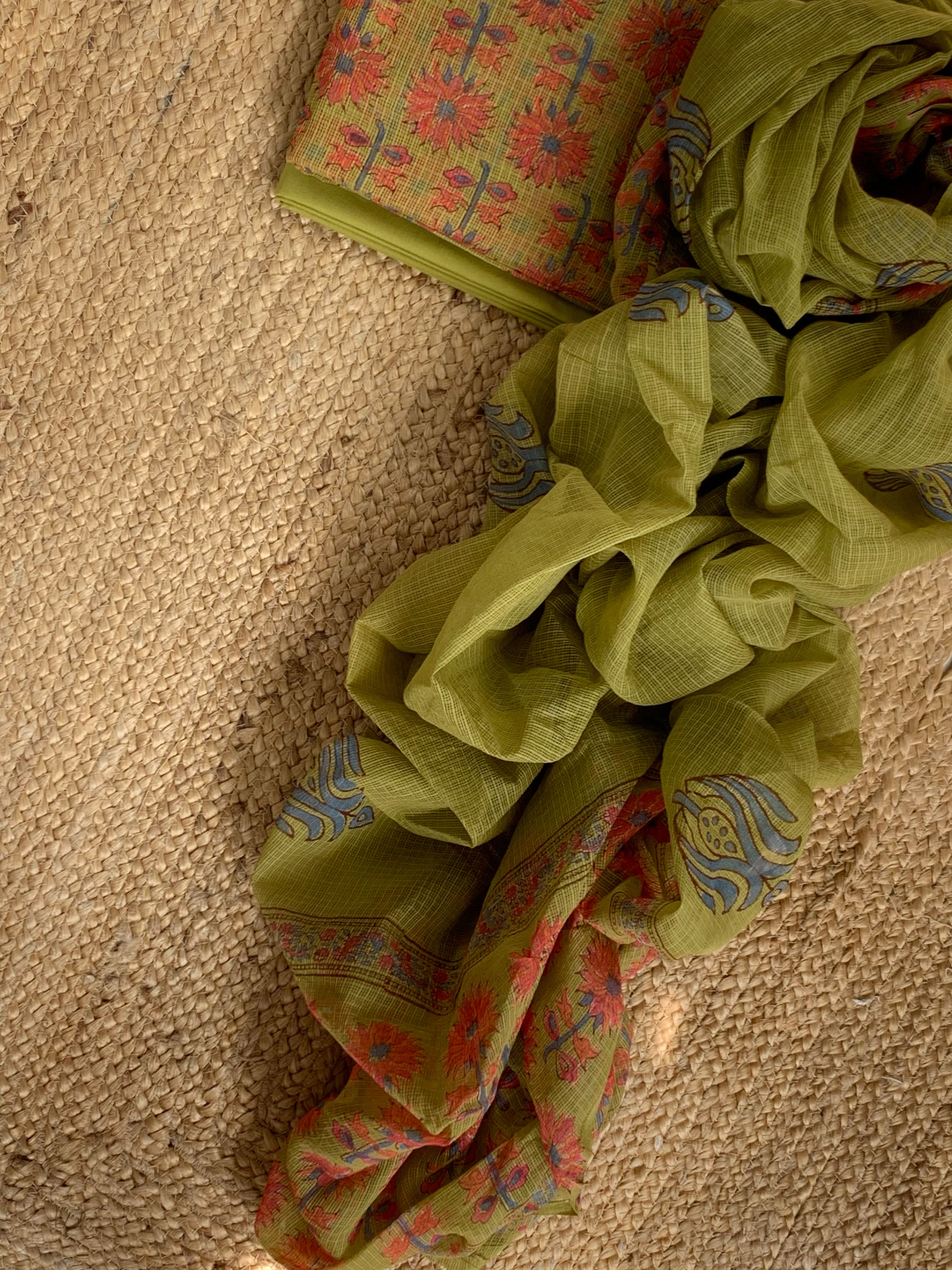 Handblock Kota Cotton Suit