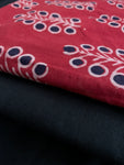 Handblock Cotton Kurta Bottom Set