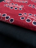 Handblock Cotton Kurta Bottom Set