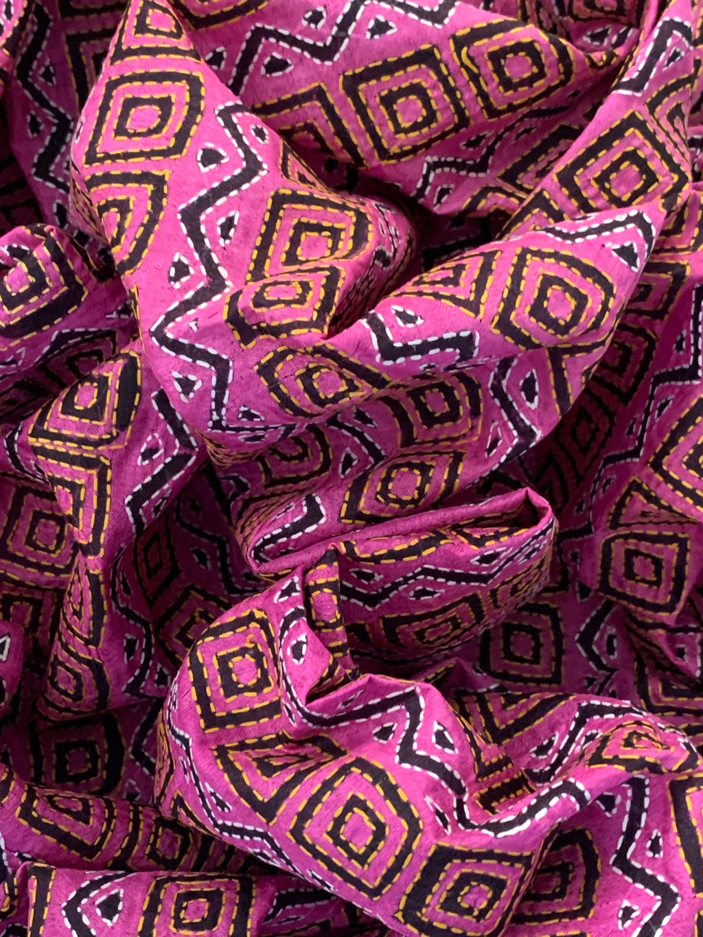 Handcrafted Kantha Cotton Silk Dupatta
