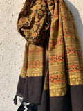 Handblock Ajrakh Dupatta