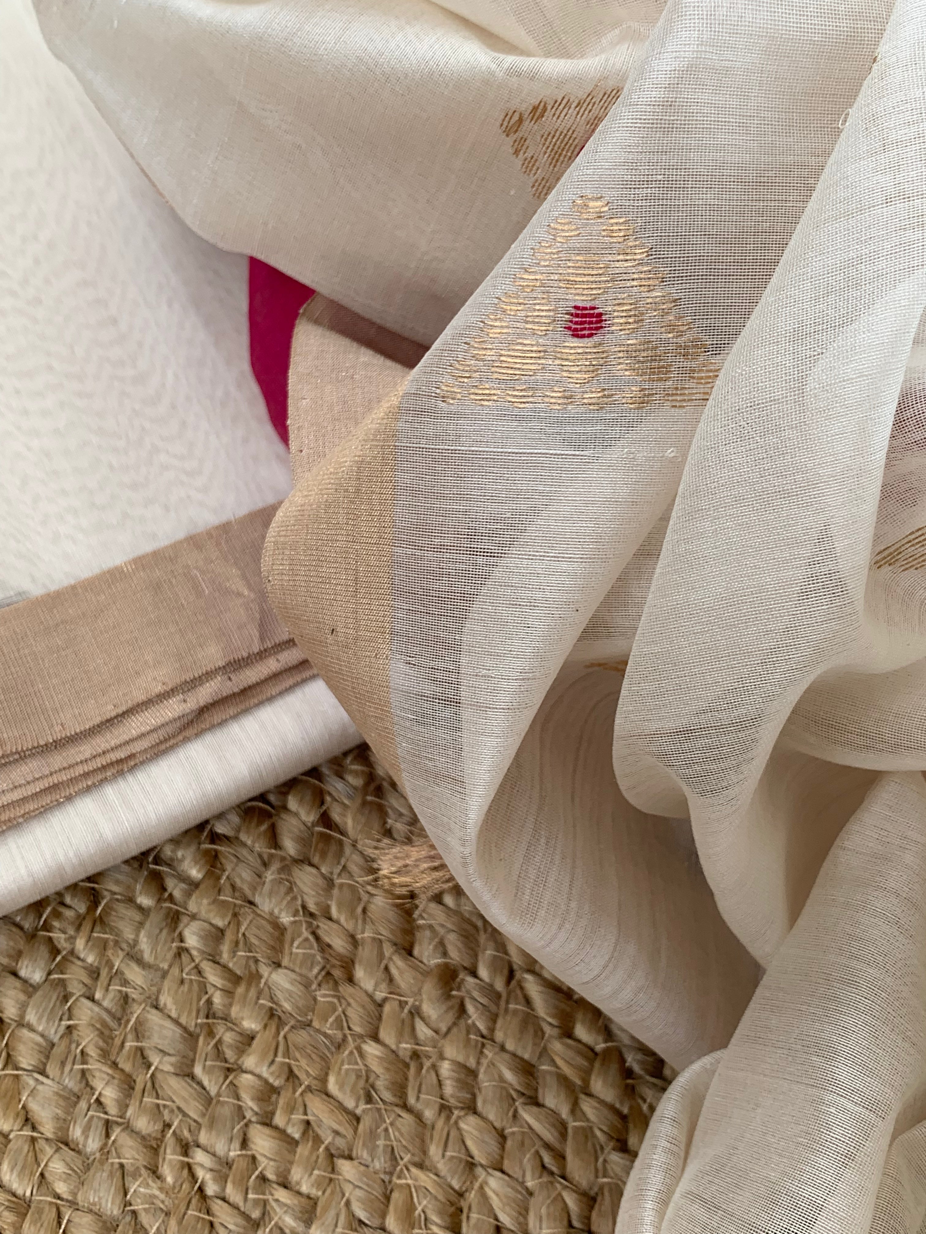Handwoven Chanderi Kurta Dupatta Set