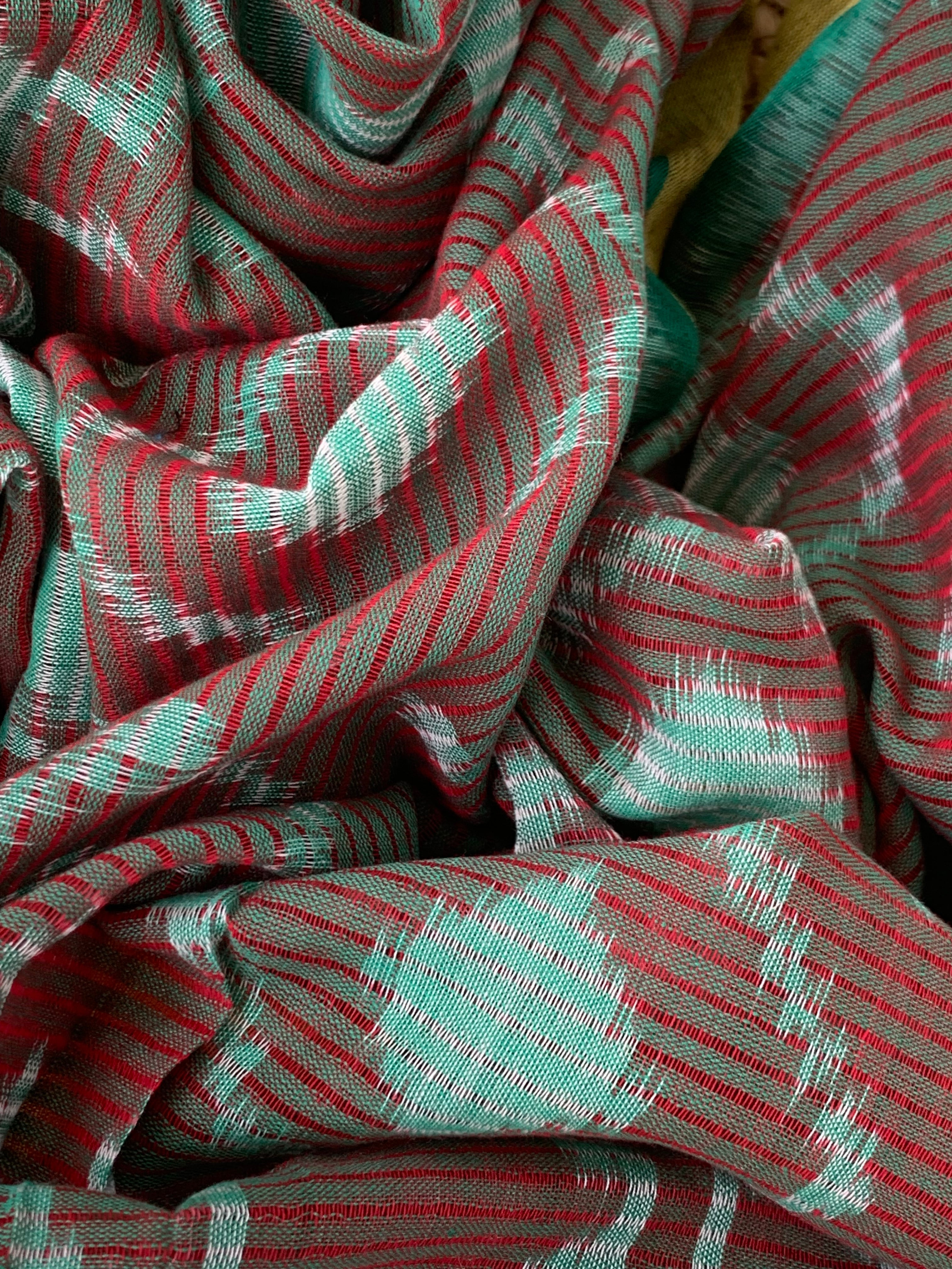 Handwoven Double Ikat Kurta Dupatta Set