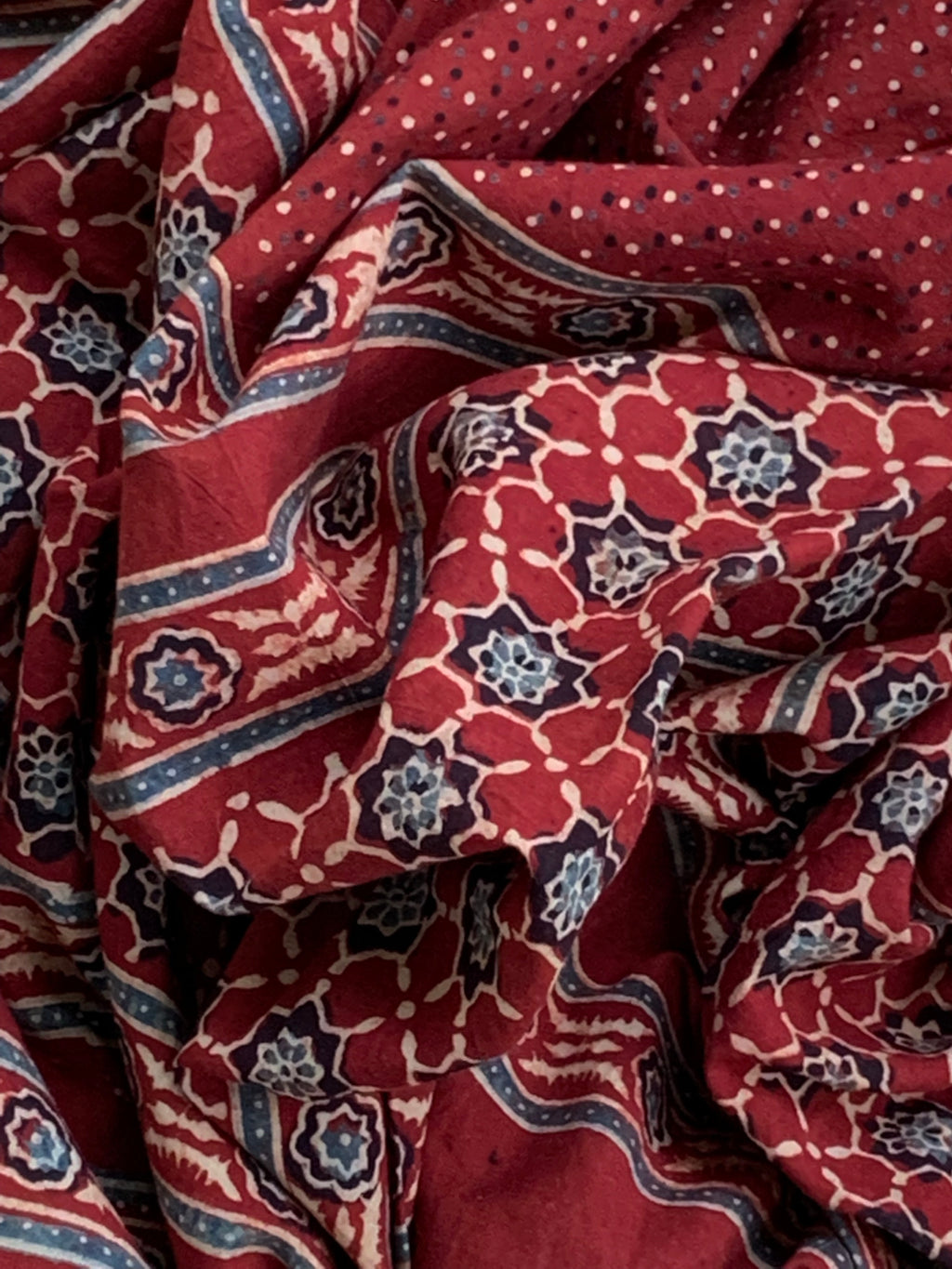 Handblock Ajrakh Suit