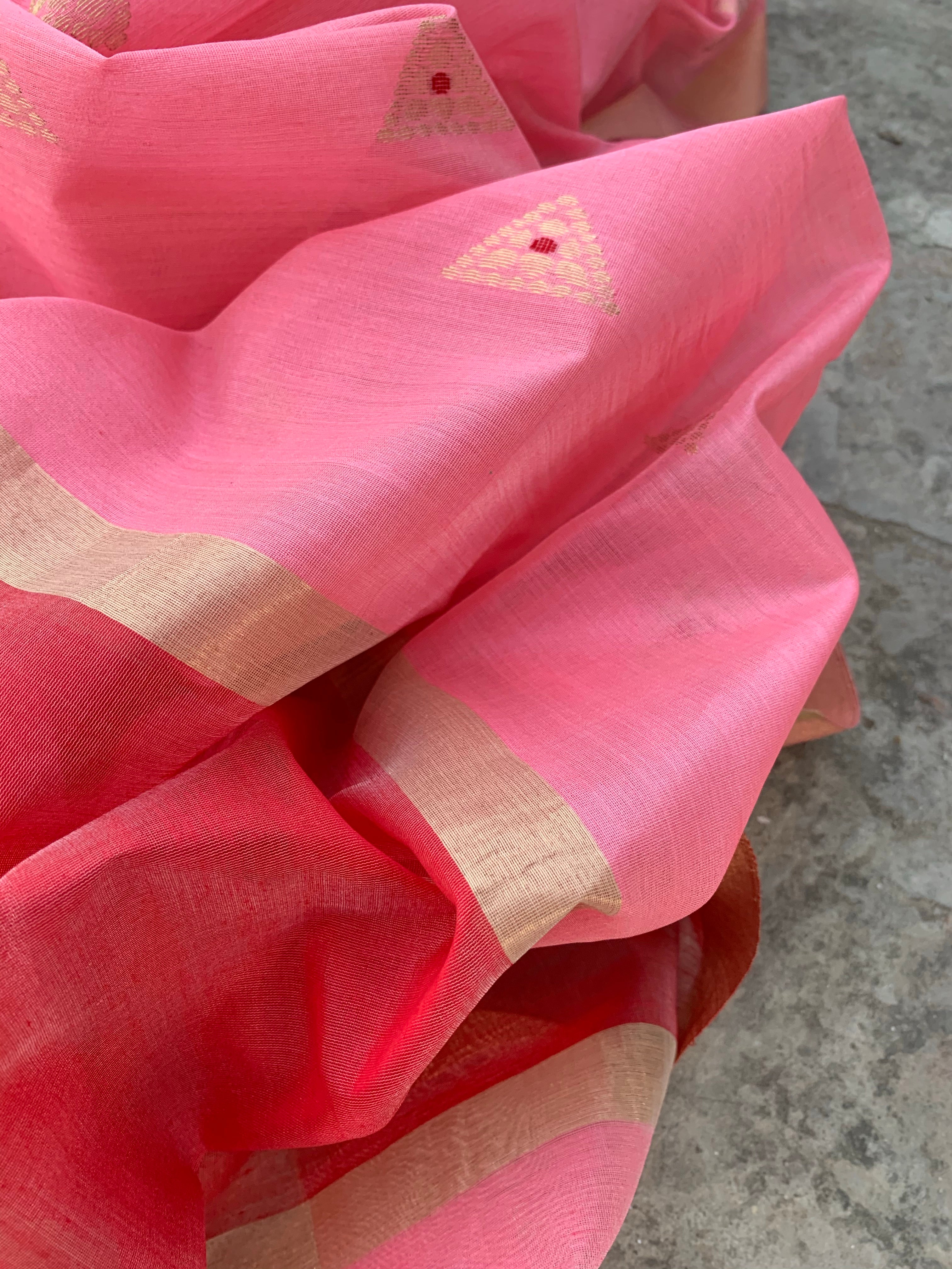 Handwoven Chanderi Kurta Dupatta Set