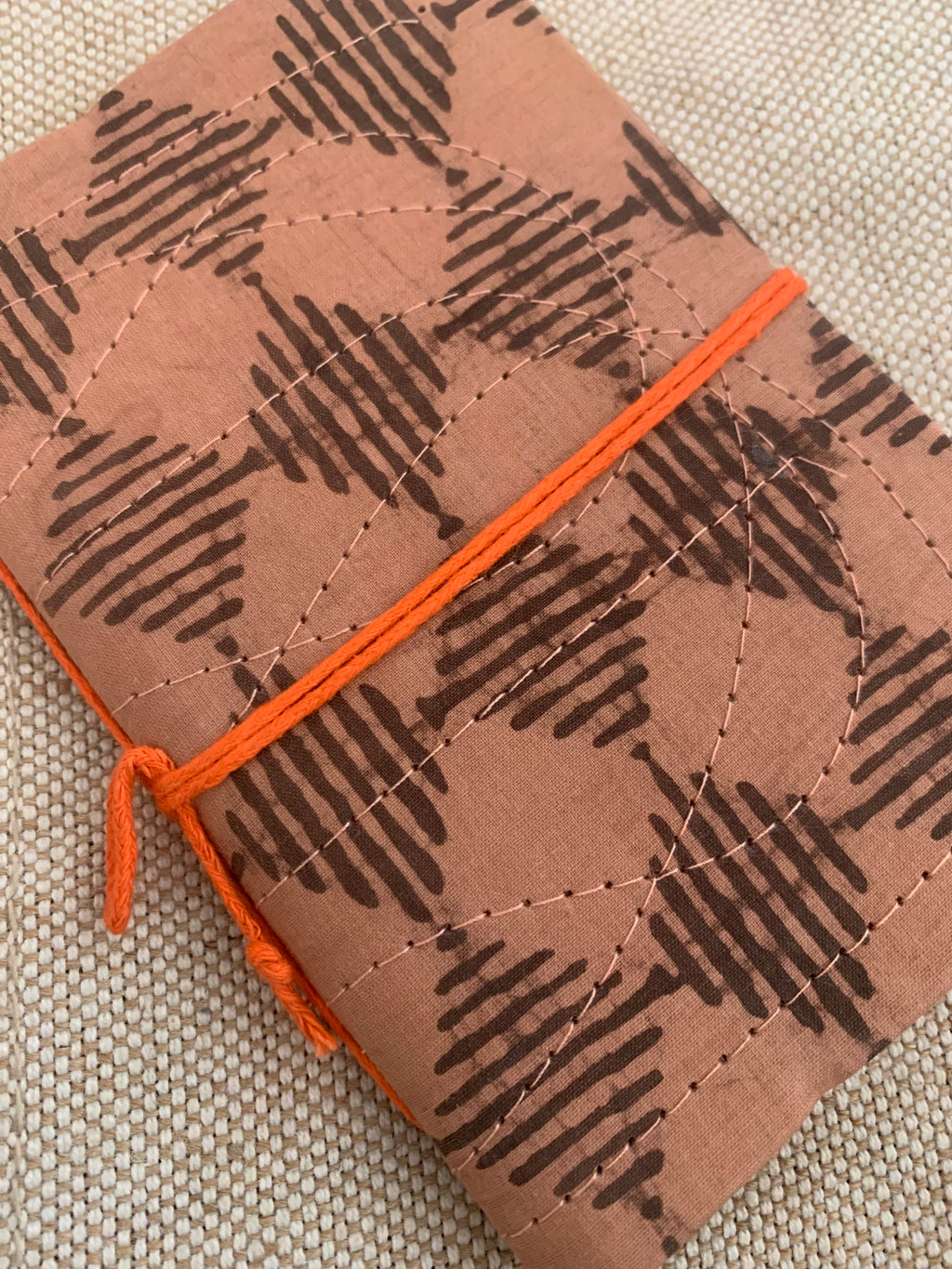 Block Print Fabric Cover Diary