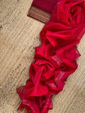 Handwoven Maheshwari Kurta dupatta set