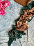 Handwoven Handcrafted Ikat Kalamkari Kurta Dupatta Set