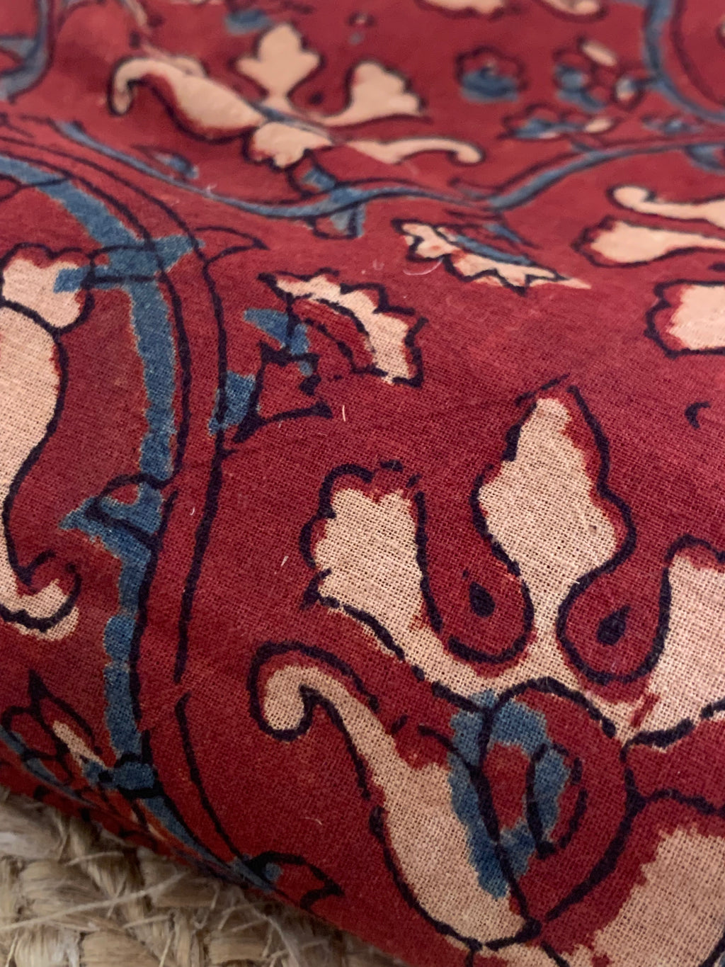 Handblock Ajrakh Cotton Kurta