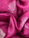 Handwoven & Handmade Tussar Shibori Kurta Dupatta Set