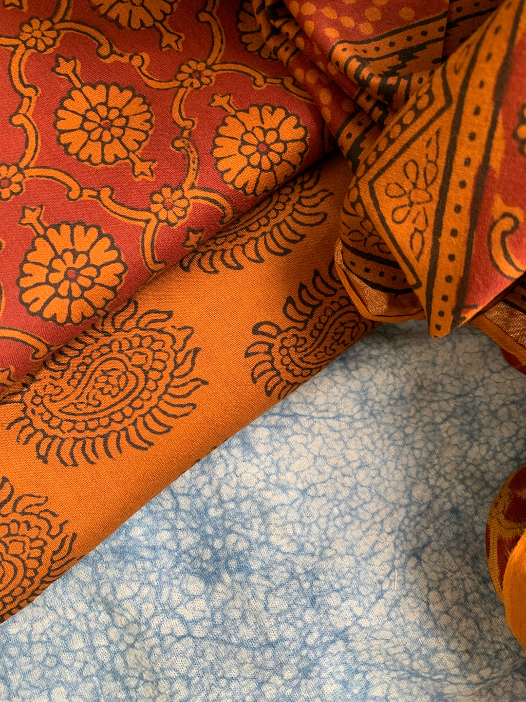 Handblock Chanderi Bagh Suit